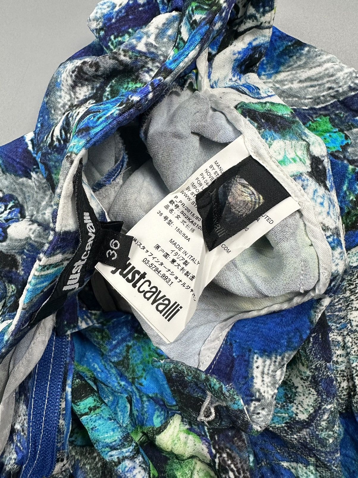 Just Cavalli Just Cavalli Rayon Floral Painted Pants Size 26" / US 2 / IT 38 - 6 Thumbnail