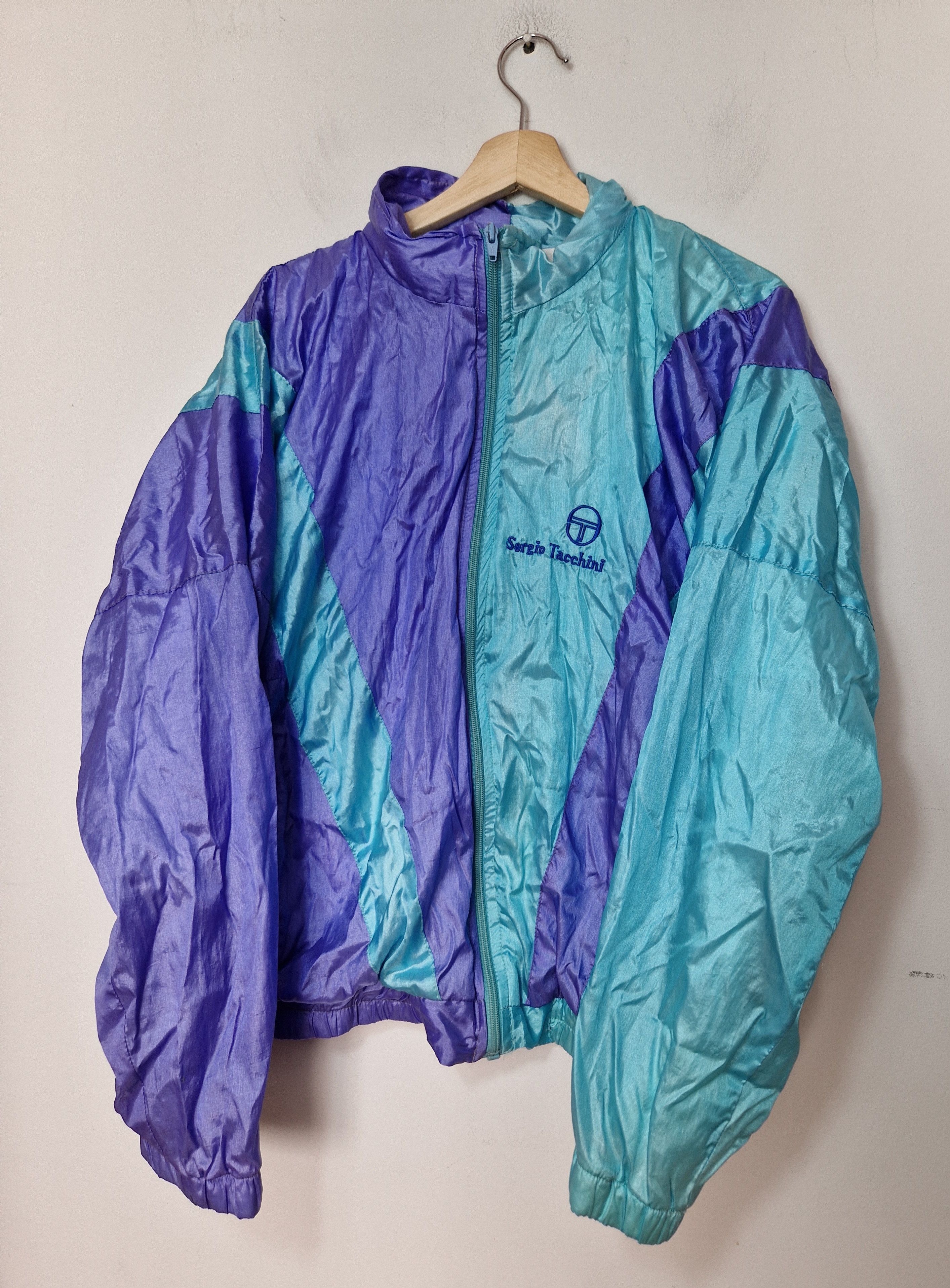 Sergio Tacchini × Vintage vintage windbreaker Sergio Tacchini jacket Size US S / EU 44-46 / 1 - 1 Thumbnail