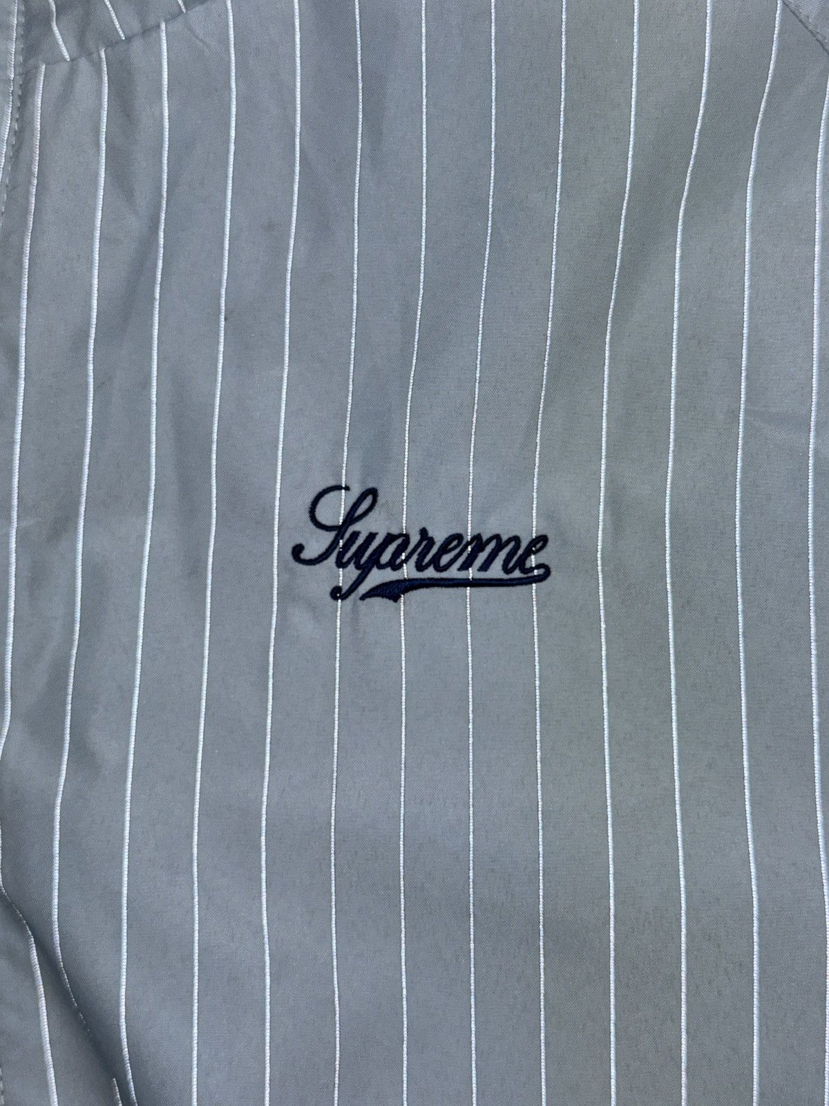 Supreme REFLECTIVE PINSTRIPE TRACK JACKET Size US S / EU 44-46 / 1 - 3 Thumbnail