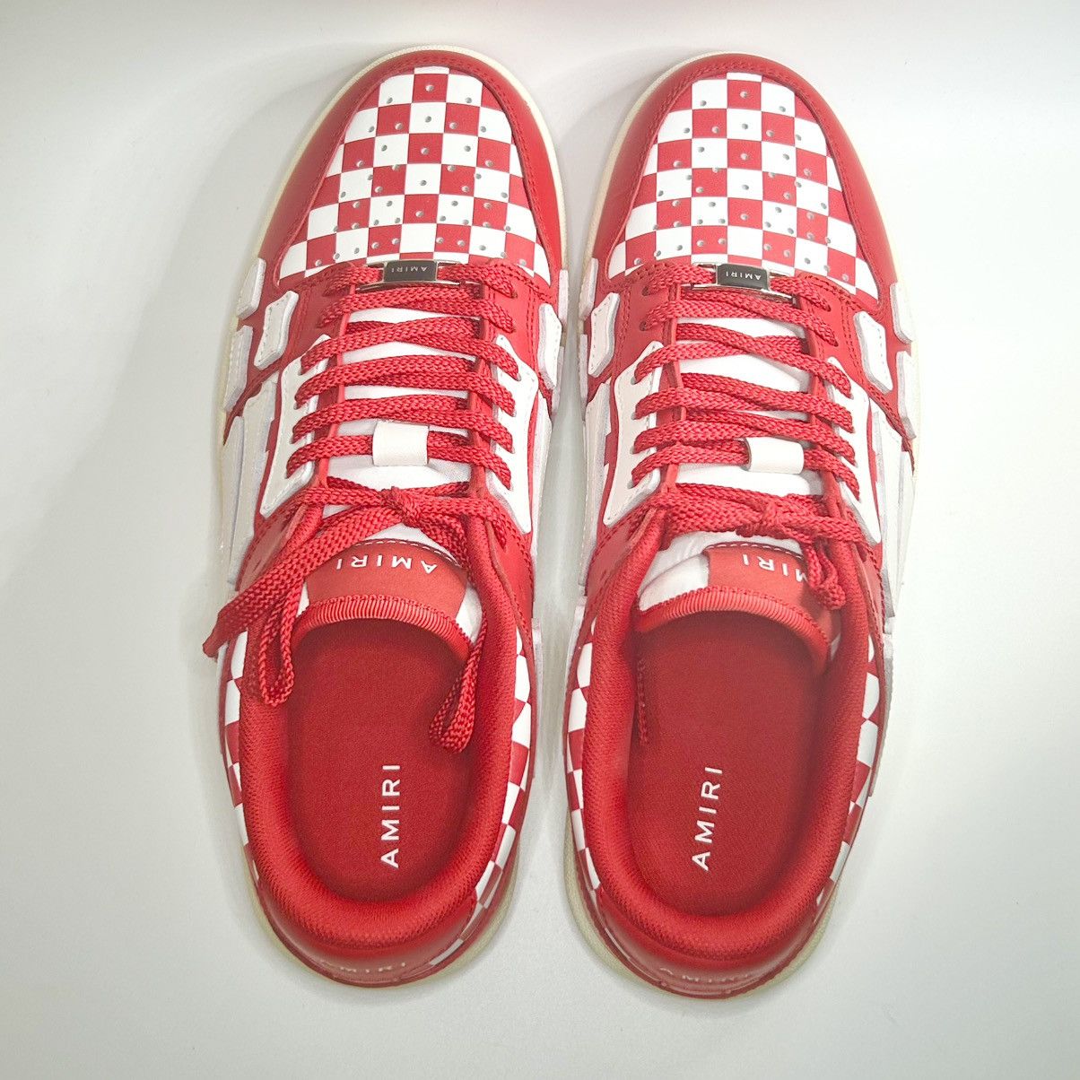 Amiri New Amiri Men's Checkered Skel Sneaker Size 10US/43EU Size US 10 / EU 43 - 5 Thumbnail