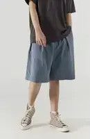 Japanese Brand 21SS Indigo Union Japan Smoky Blue Oversized Shorts Size US 30 / EU 46 - 3 Thumbnail