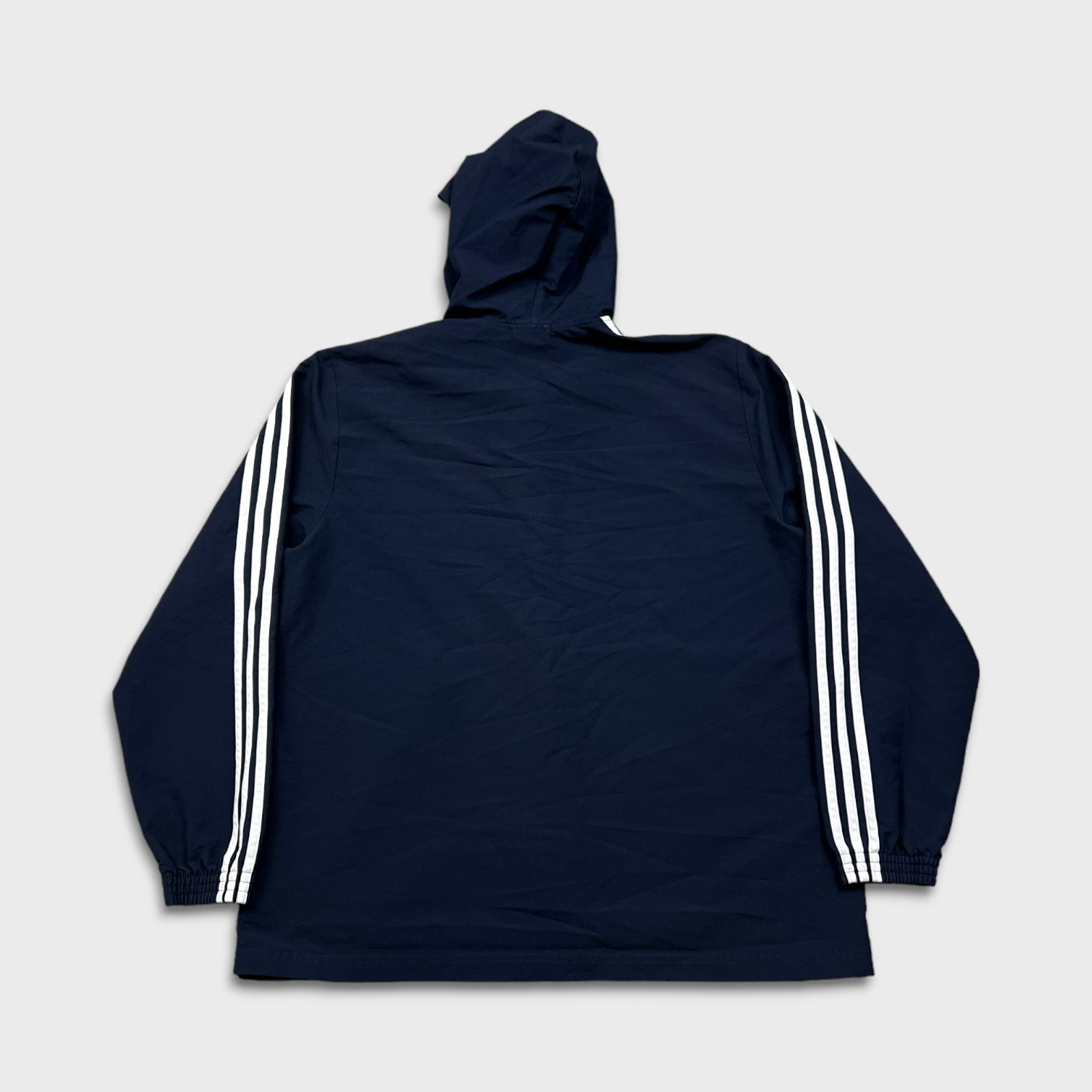 Adidas × Vintage Adidas Jacket XL Stripe Spell Out Outdoor Zip Windbreaker Size US XL / EU 56 / 4 - 4 Thumbnail