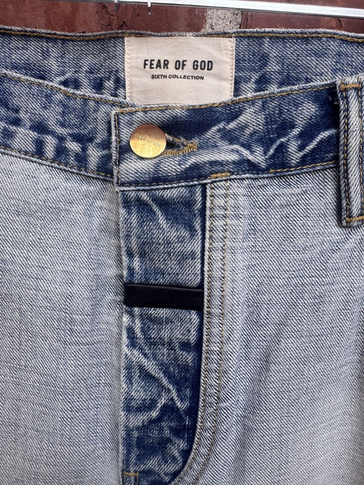 Fear of God Fear of god 6th collection inside out denim jeans Size US 36 / EU 52 - 3 Thumbnail