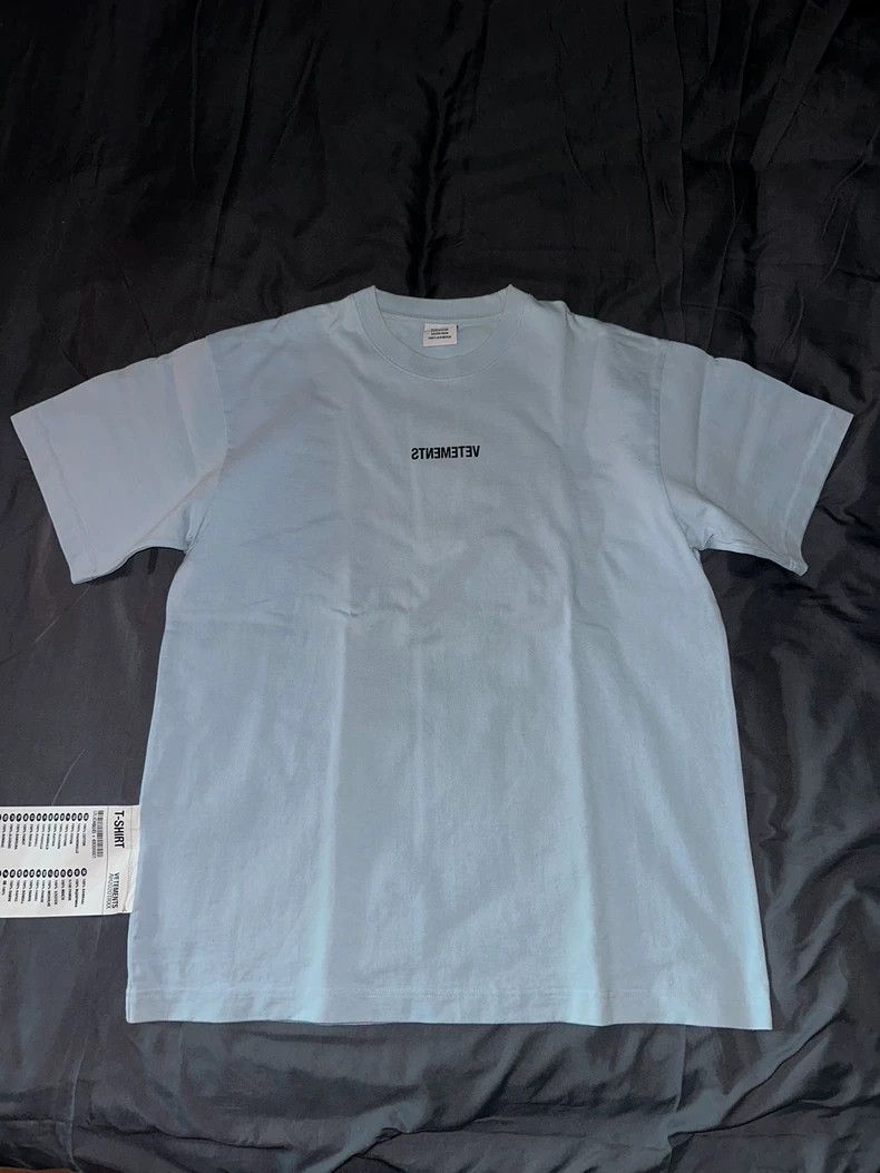 Vetements Vetements Haze blue short-sleeve 2020 model Size US L / EU 52-54 / 3 - 1 Thumbnail