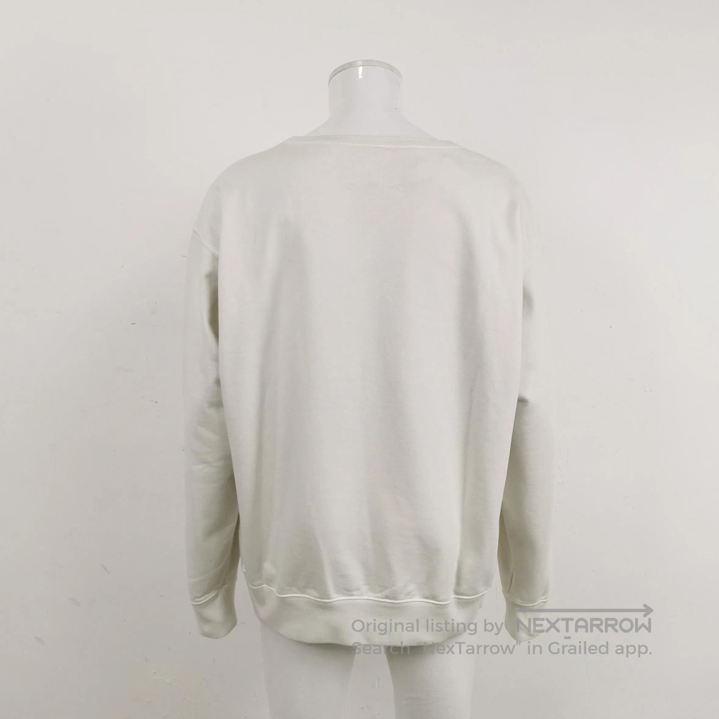 Maison Margiela Maison Margiela Cotton Crewneck Logo Sweatshirt L. Size US L / EU 52-54 / 3 - 5 Thumbnail