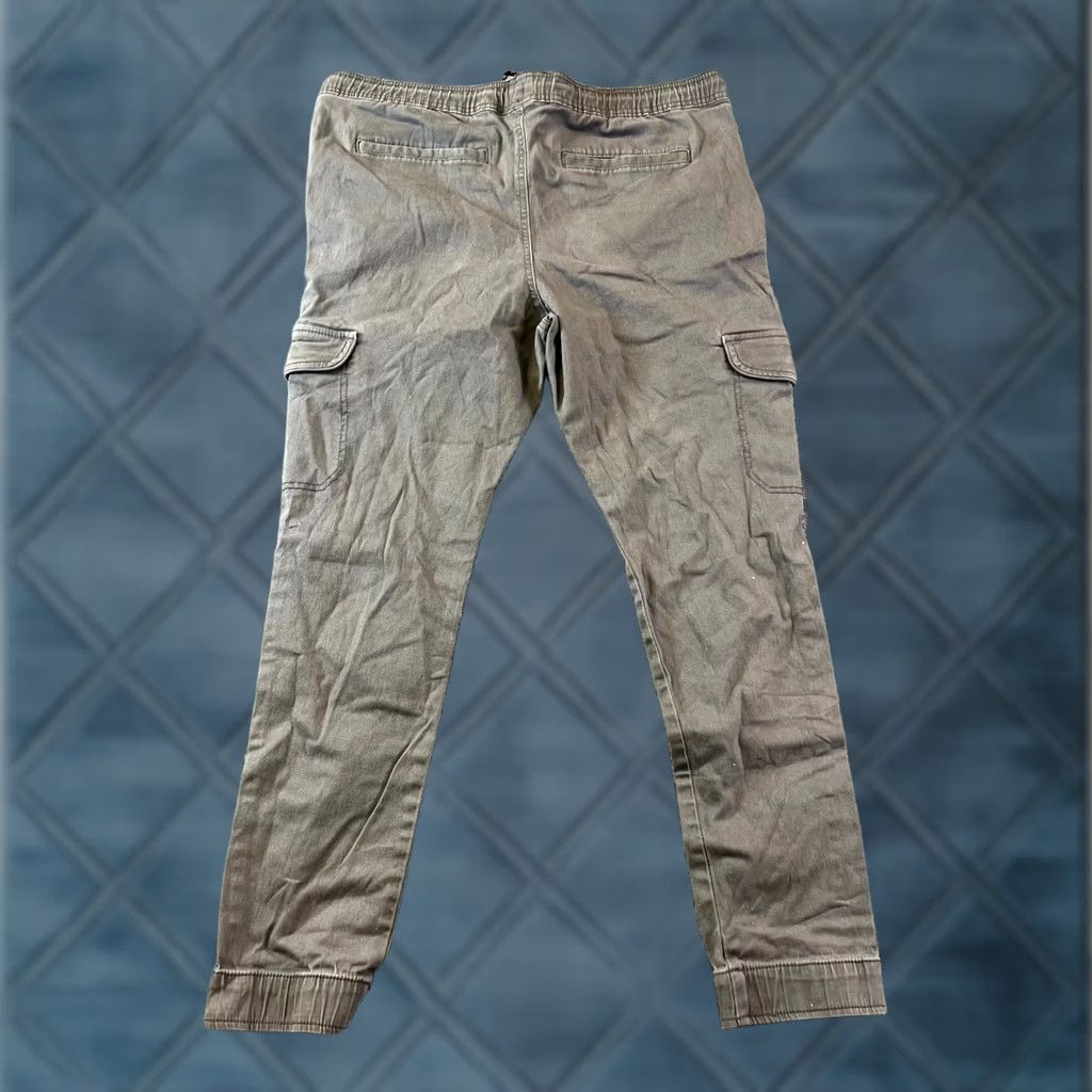 Burnside Burnside Mens XL Gray Drawstring Joggers Tapered Leg with Pockets Streetwear Pants Size US 36 / EU 52 - 1 Thumbnail