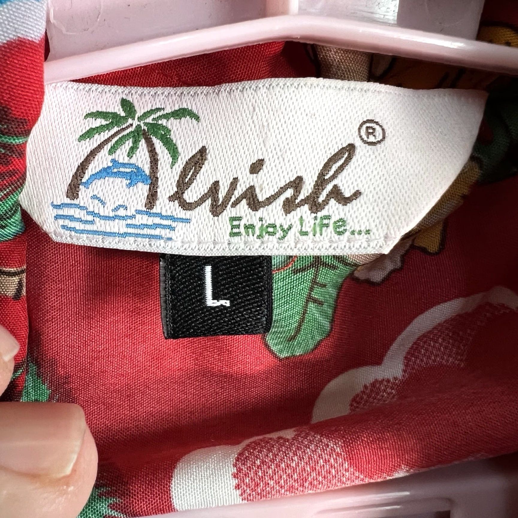 ALOHAS Alvish Hawaii Surfing Santa Christmas Hawaiian Aloha Button Shirt Mens size L Size US L / EU 52-54 / 3 - 4 Thumbnail