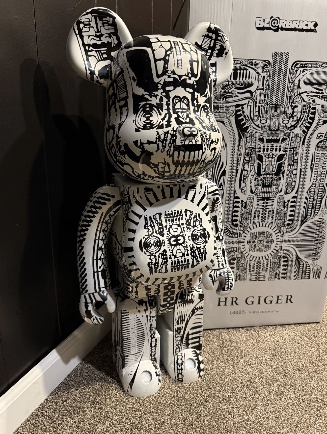 Medicom Bearbrick 1000% FRAGMENT x FREEMASONRY x BEARBRICK