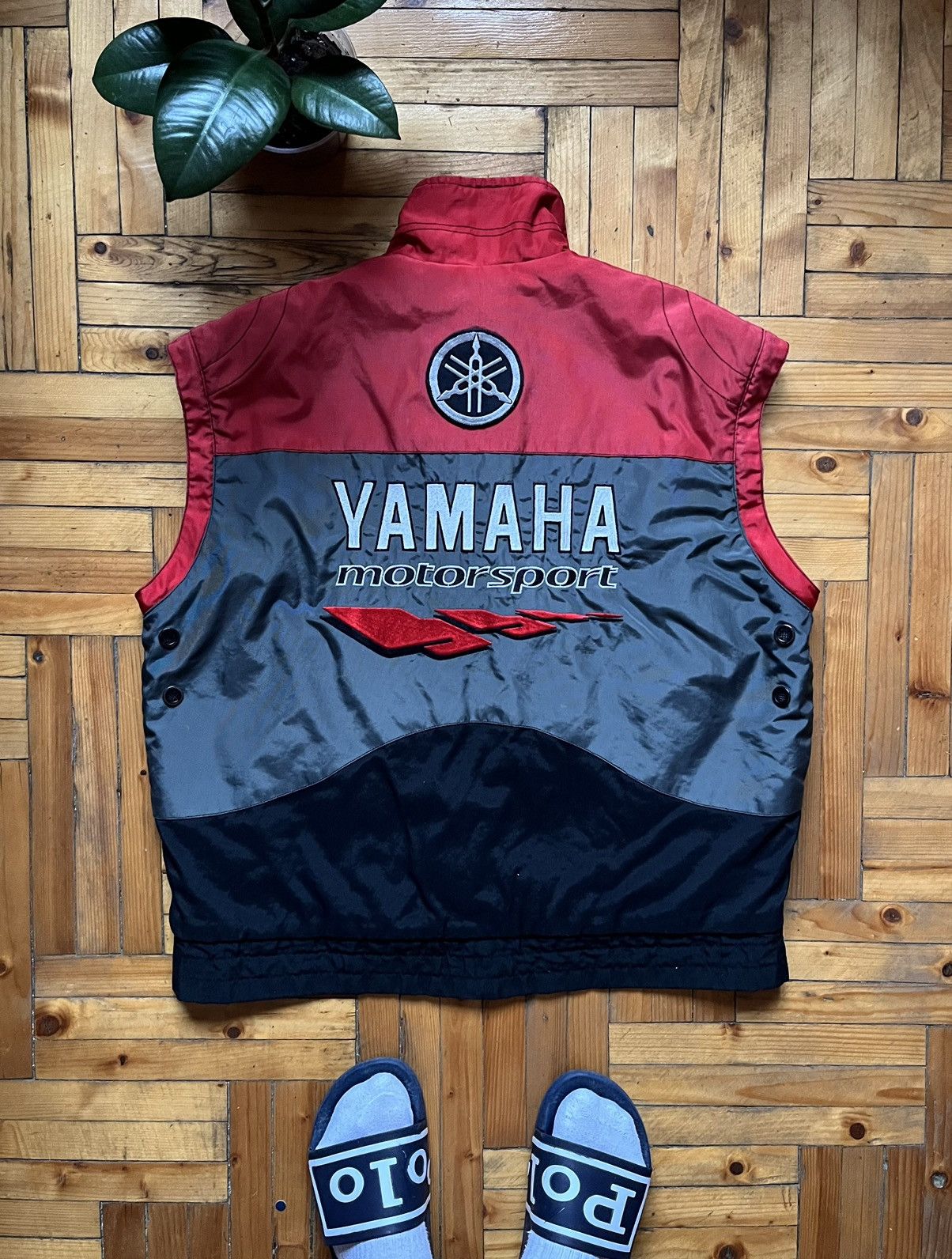 Vintage × Yamaha Vintage Yamaha Motorsport Racing Team Wear Vest Size US M / EU 48-50 / 2 - 2 Thumbnail