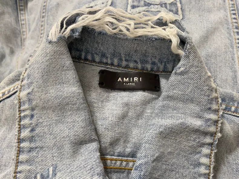 Amiri Amiri Denim jacket Size US XL / EU 56 / 4 - 5 Thumbnail