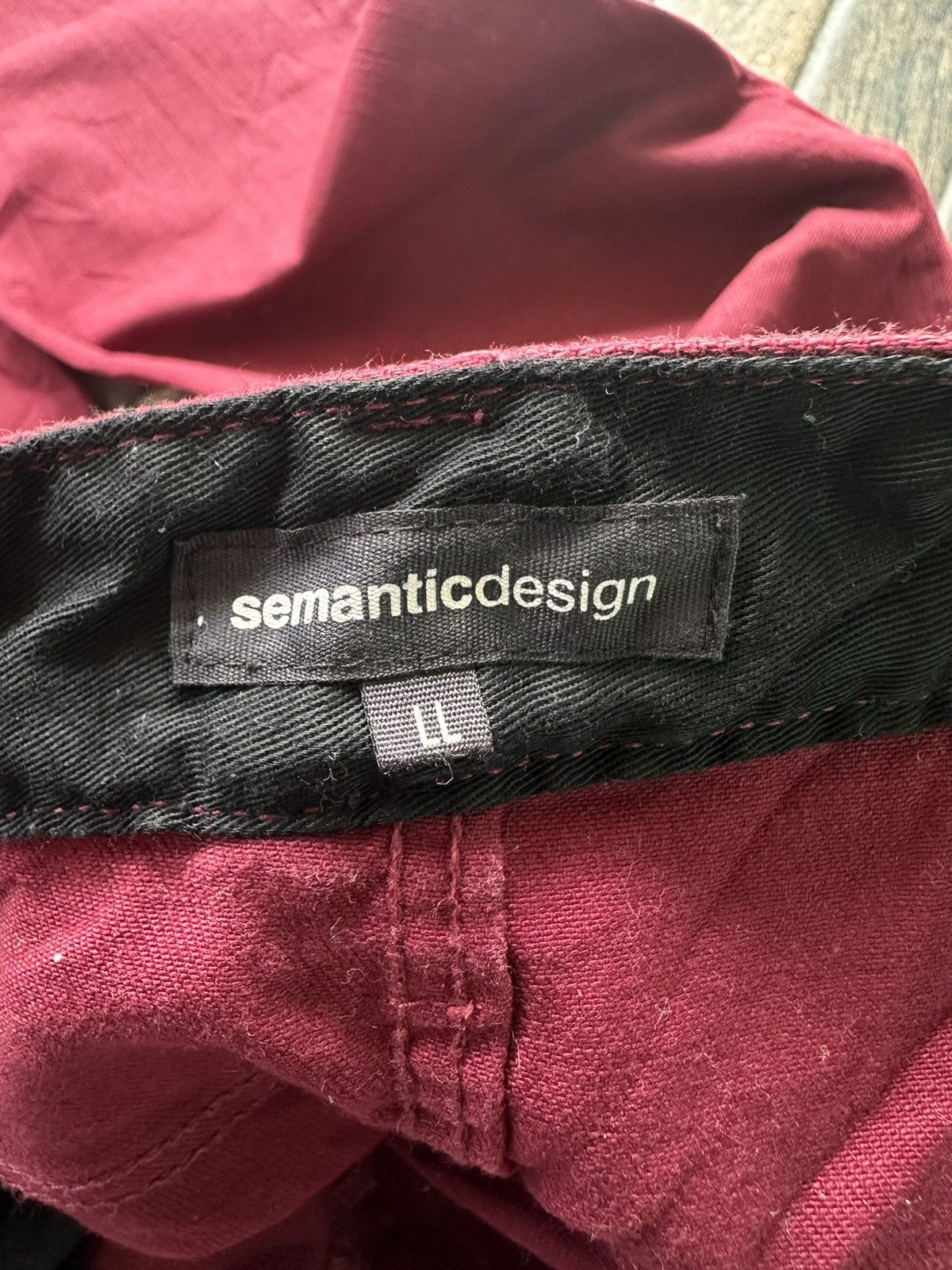 Designer × Japanese Brand × semanticdesign Semantic Design double pocket back pants Size US 34 / EU 50 - 7 Thumbnail
