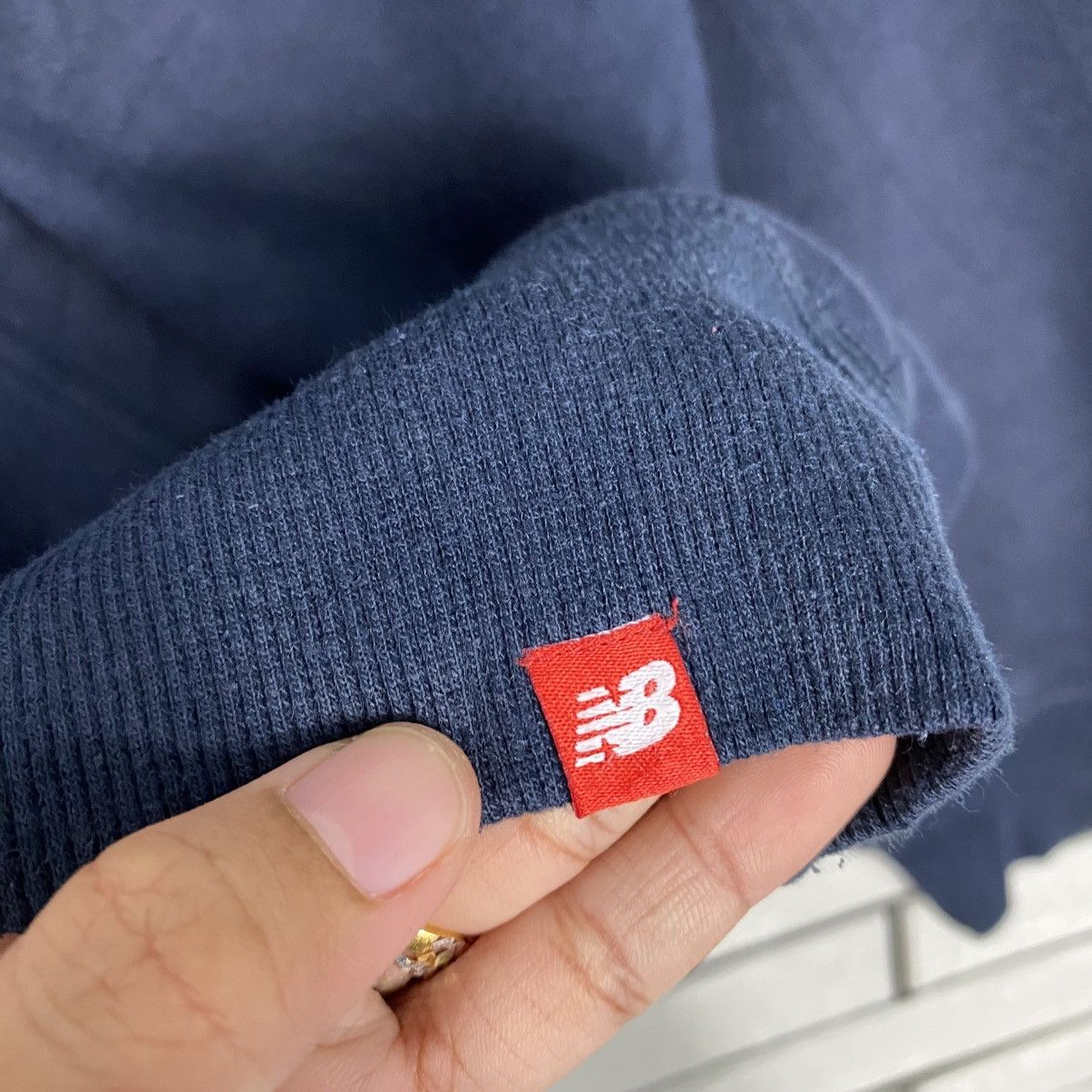 Japanese Brand Vintage Hoodie Pull Over New Balance Big Logo Over Print Size US L / EU 52-54 / 3 - 19 Thumbnail