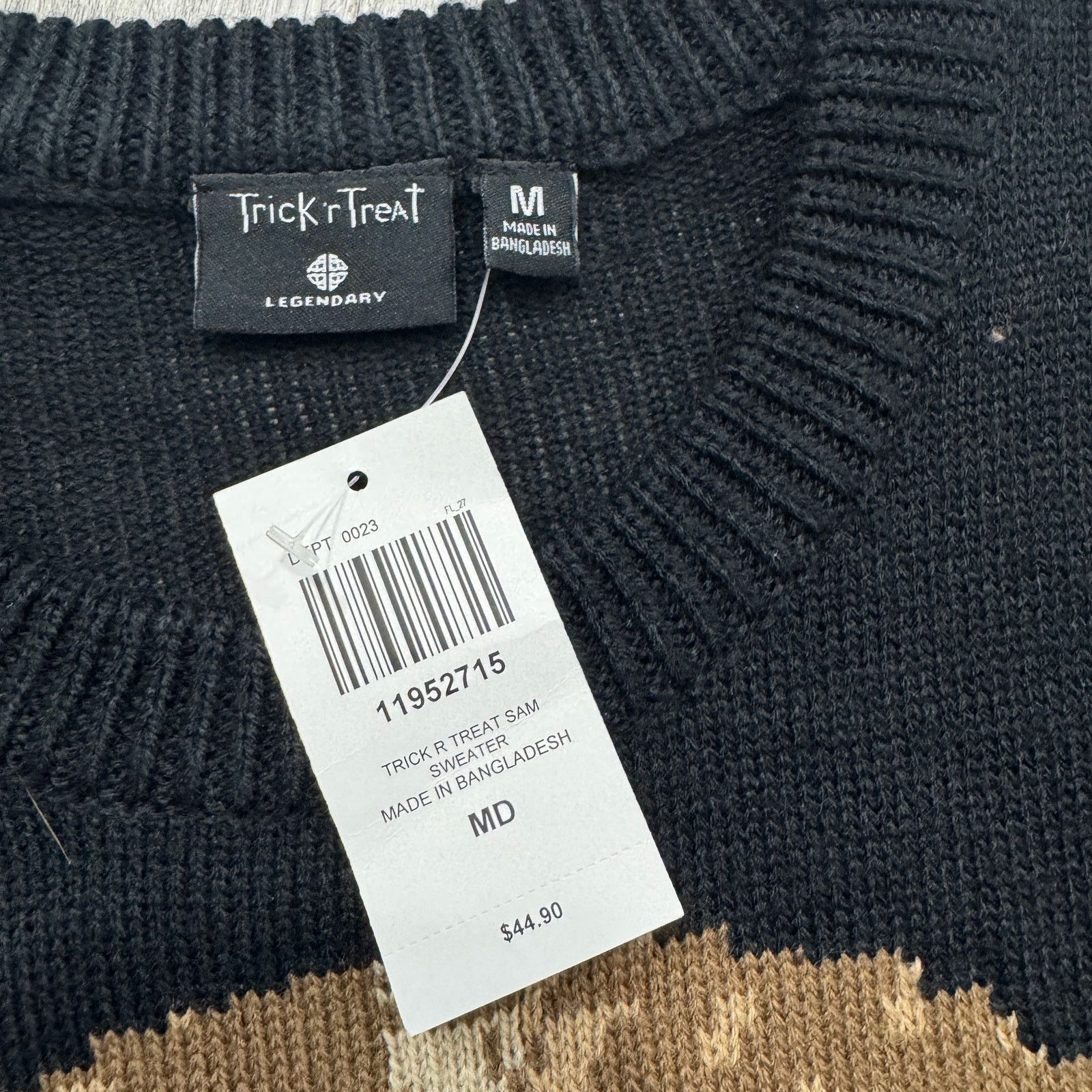 Other Trick 'r Treat Sam Sweater Men's Medium Halloween Movie Size US M / EU 48-50 / 2 - 4 Thumbnail