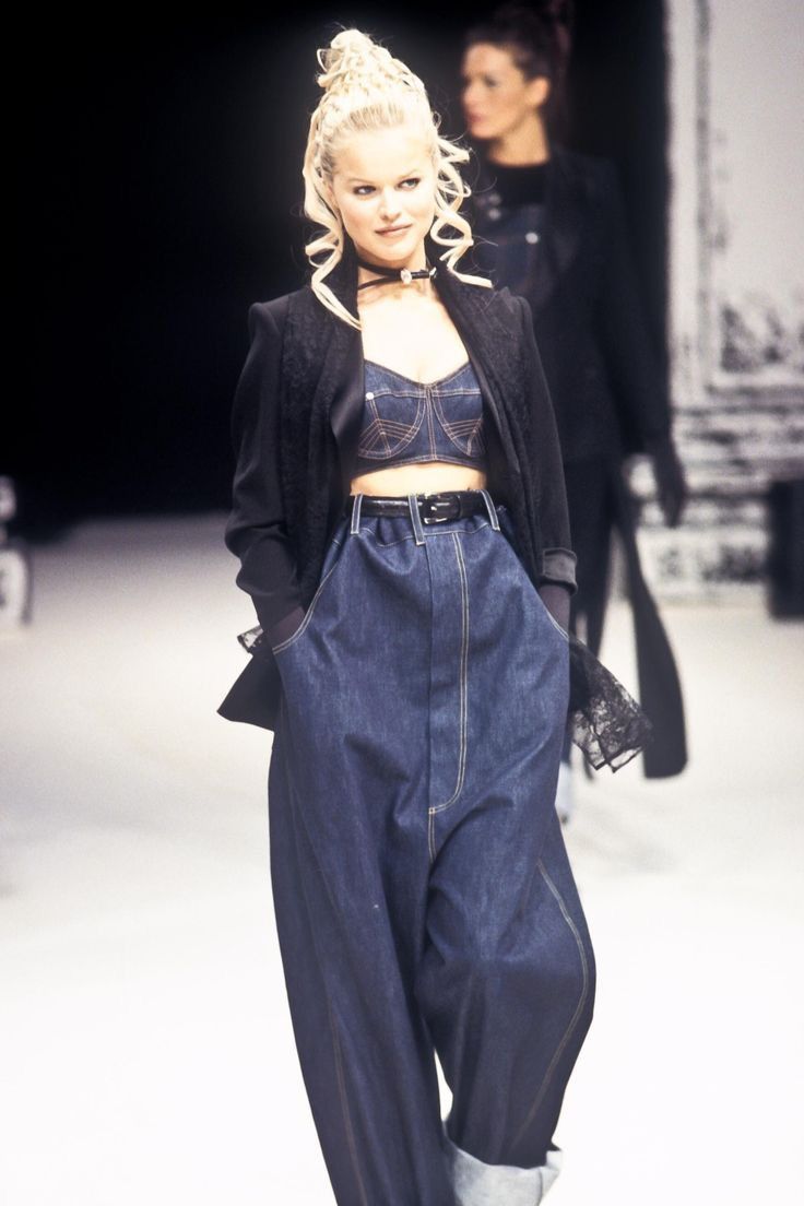 Jean Paul Gaultier Jean Paul Gaultier - S/S 1993 Indigo Les Androgynous-Jeans Size ONE SIZE - 13 Thumbnail