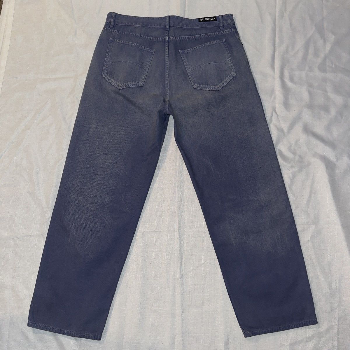 Balenciaga Balenciaga Violet Mauve Japanese Denim Size XL Size US 36 / EU 52 - 6 Thumbnail