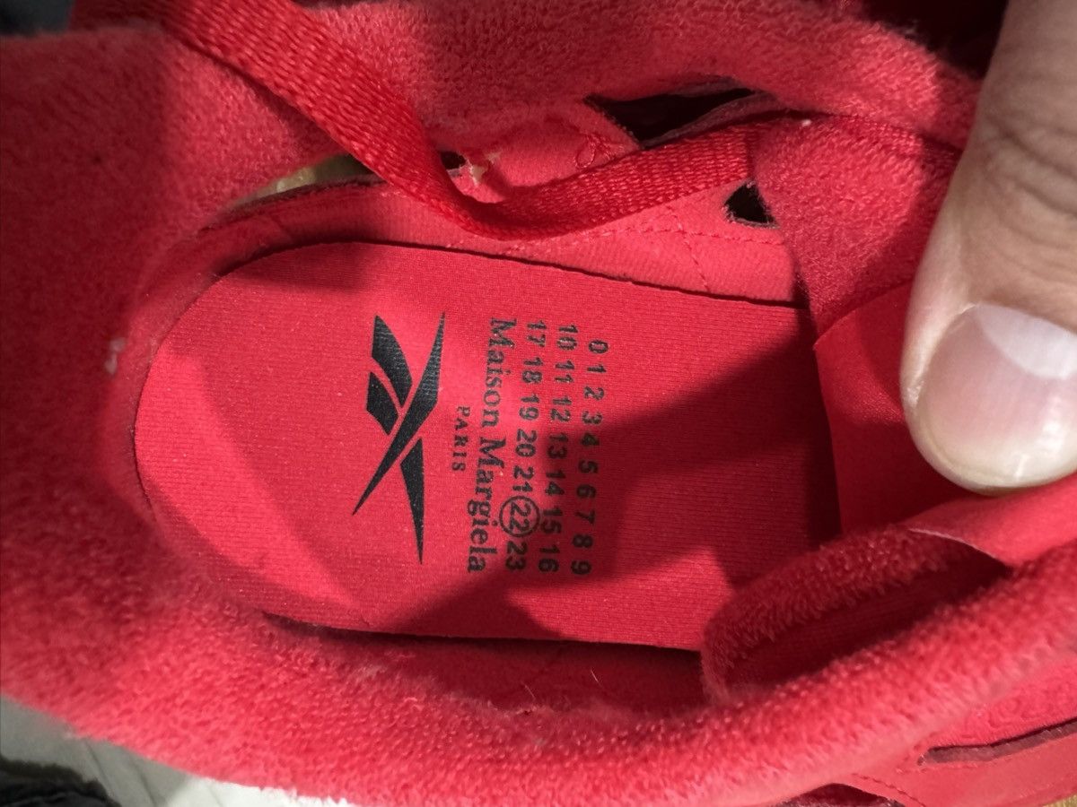 Maison Margiela × Reebok Reebok X Margiela Classic Leather Tabi Low (Red) Size US 11.5 / EU 44-45 - 6 Thumbnail