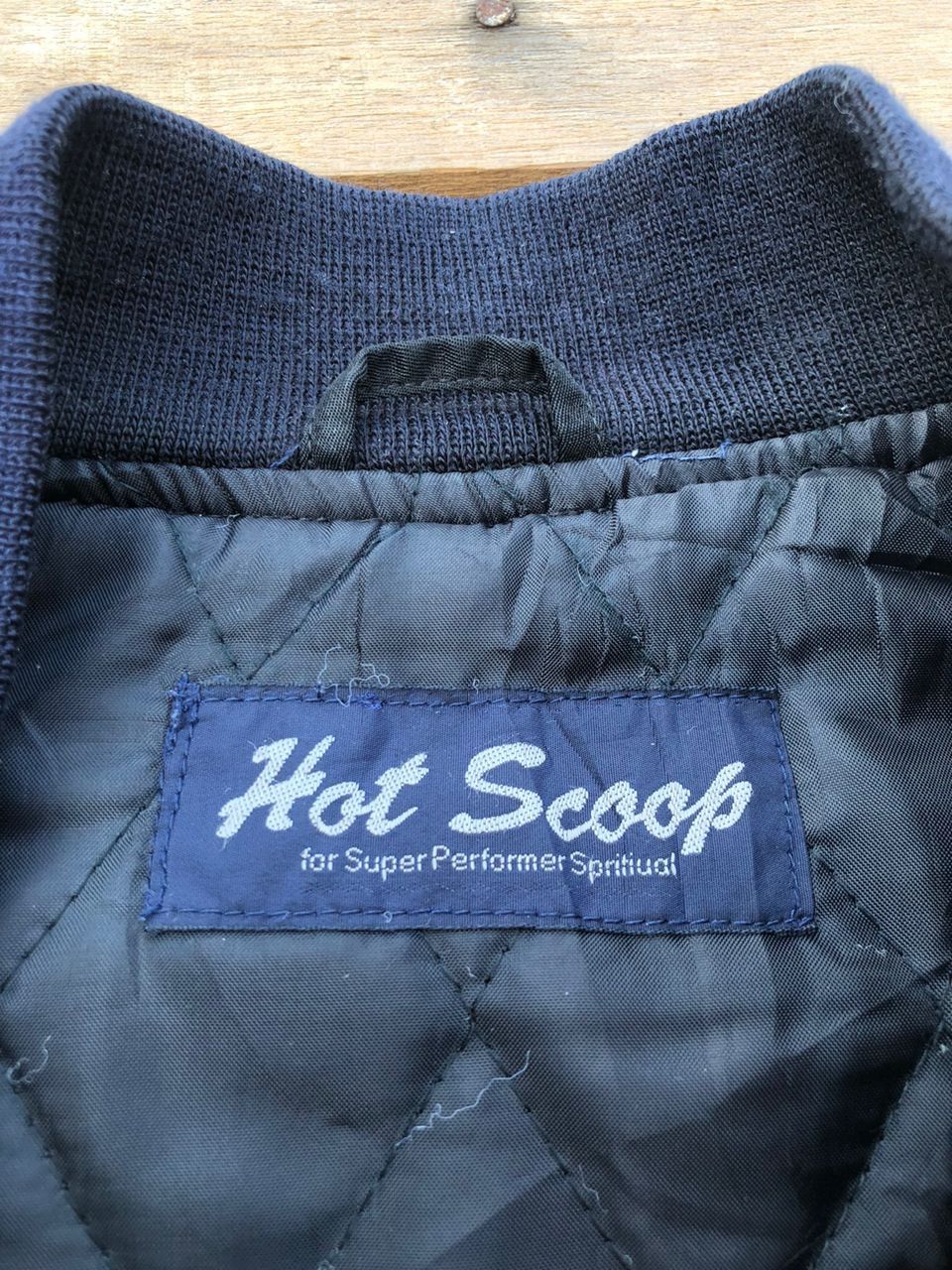 Japanese Brand Vintage Hot Scoop Satin Varsity Jacket Size US L / EU 52-54 / 3 - 3 Thumbnail