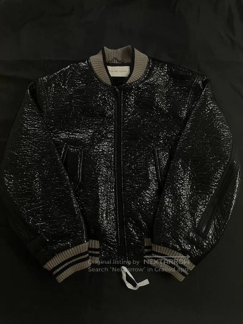 Dries Van Noten Dries Van Noten Waxed Pleated Bomber. Size US L / EU 52-54 / 3 - 1 Thumbnail