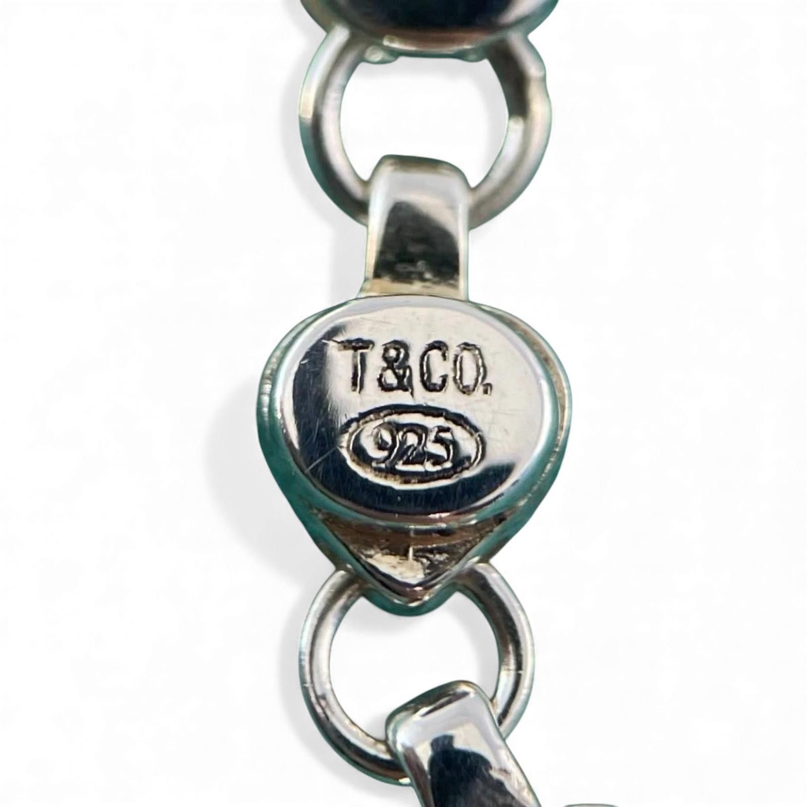 Tiffany & Co. Tiffany & Co. - Silver Heart Link Bracelet Size ONE SIZE - 6 Thumbnail