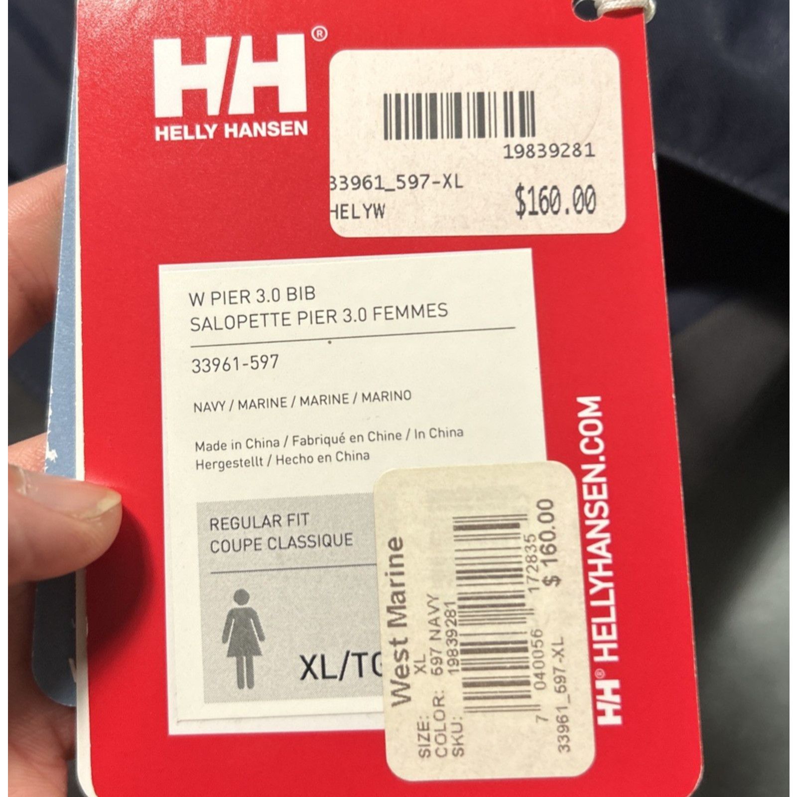 Helly Hansen Helly Hansen Pier 3.0 Bib Overalls Ws XL Sailors Fishermen Size 38" / US 16 / IT 52 - 5 Thumbnail