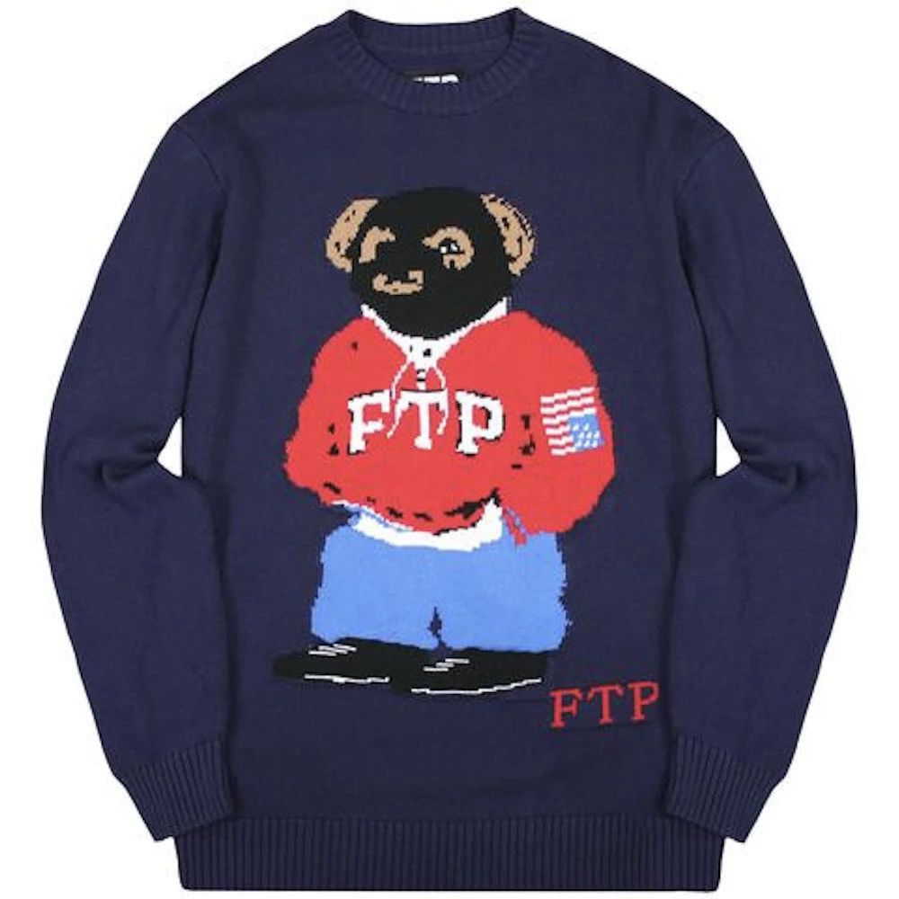 Ftp Bear Hoodie | Grailed