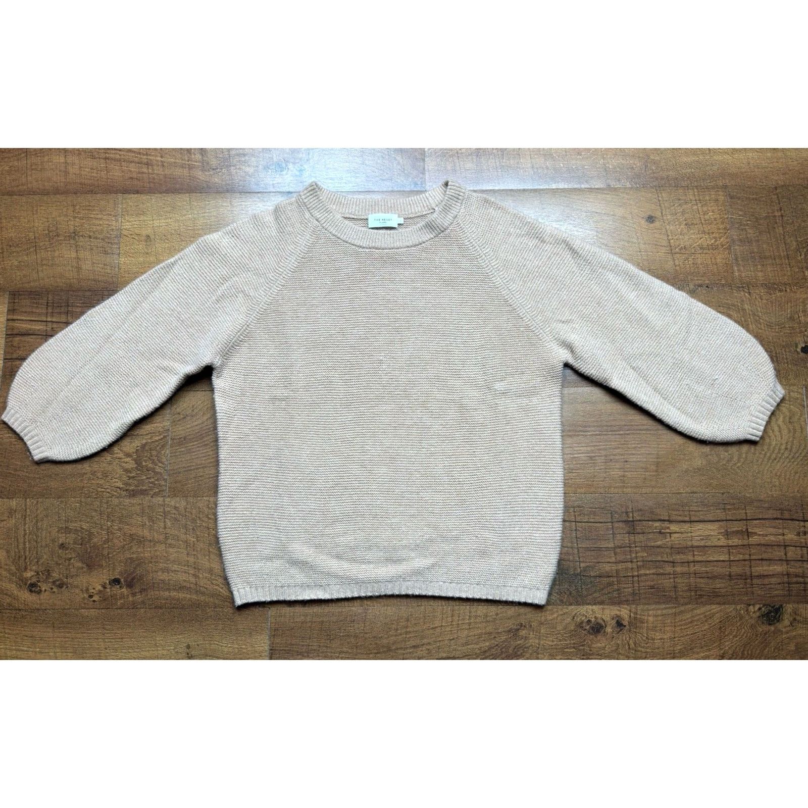 Vintage VINTAGE? No. The Reset Cozy Knit Sweater – Luxurious Wool & Cashmere Crew? Size L / US 10 / IT 46 - 2 Thumbnail