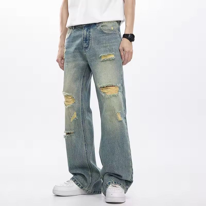 Other Ripped Hollow Boot Cut Jeans Size US 31 - 2 Thumbnail
