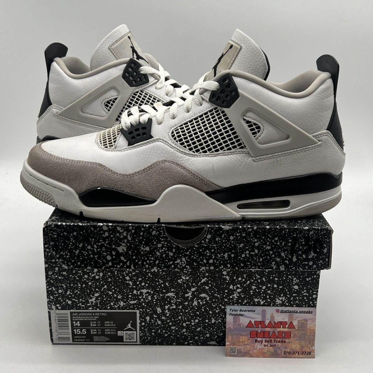 Jordan Brand Air Jordan 4 military black Size US 14 / EU 47 - 1 Thumbnail
