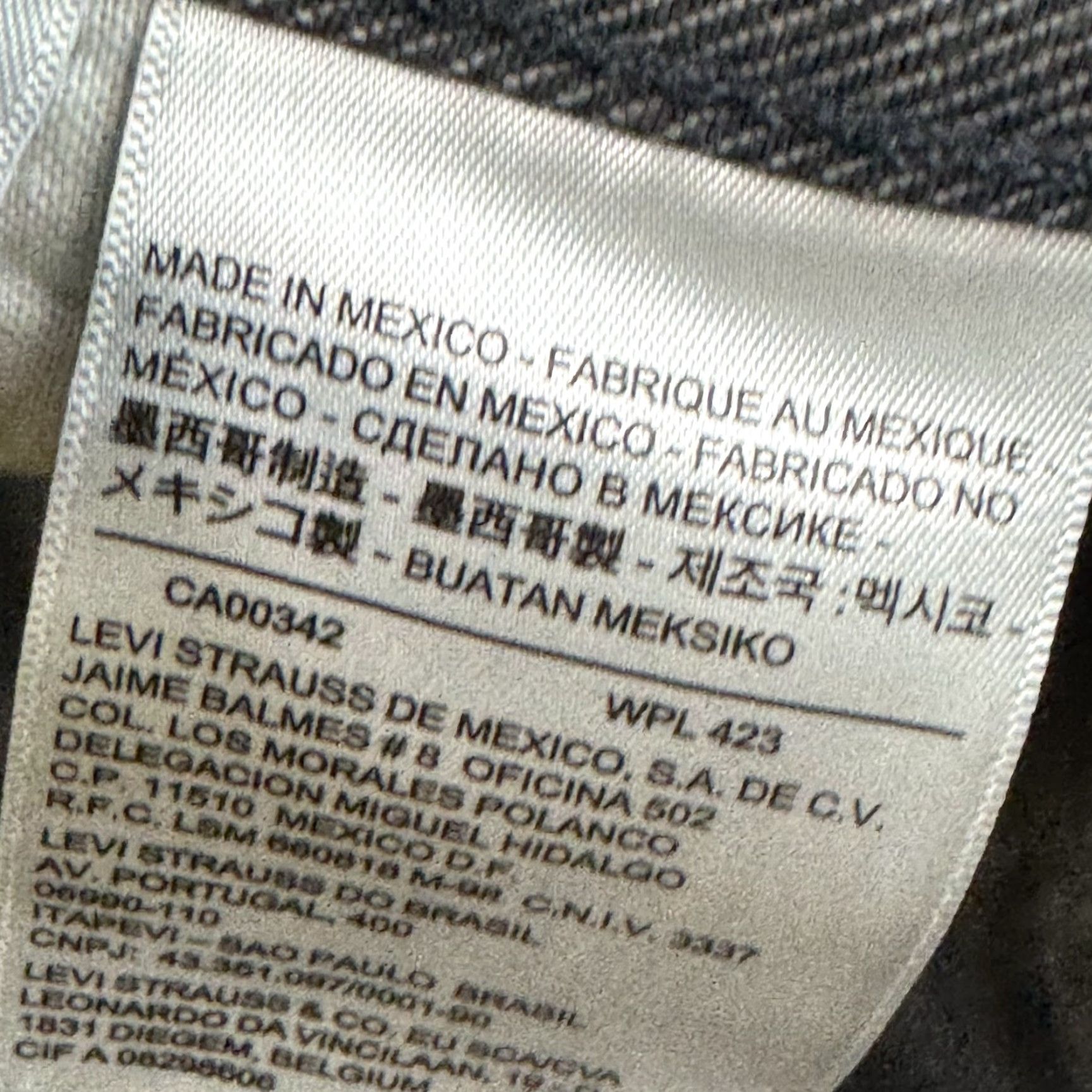 Levi's Levi's 501 Jeans Mens Regular 36x30 Black Denim Straight Button Fly Pants Dark Wash Size US 36 / EU 52 - 7 Thumbnail