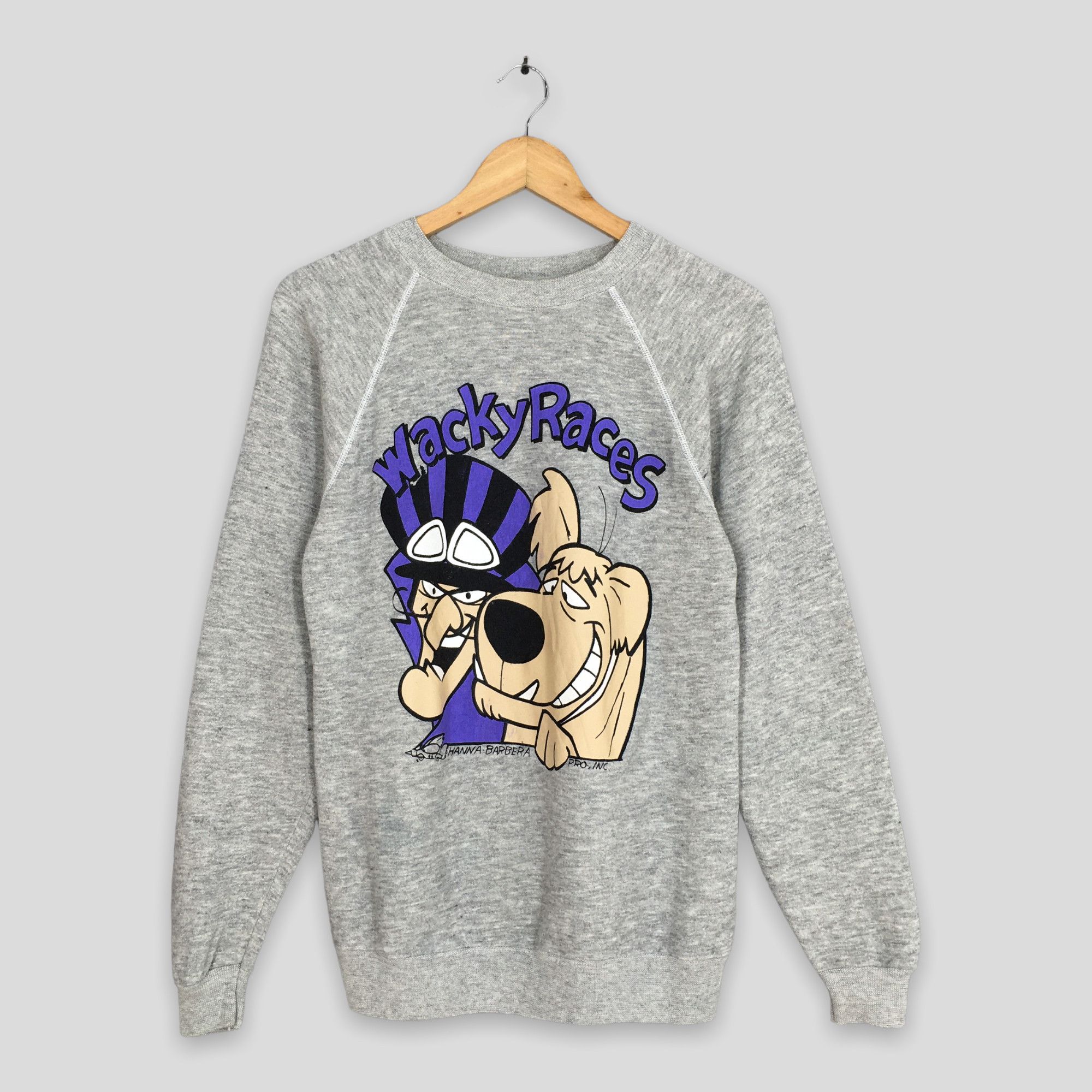 Cartoon Network × Vintage Muttley Dog Wacky Races Cartoon Gray Sweatshirt Medium Size US M / EU 48-50 / 2 - 1 Thumbnail