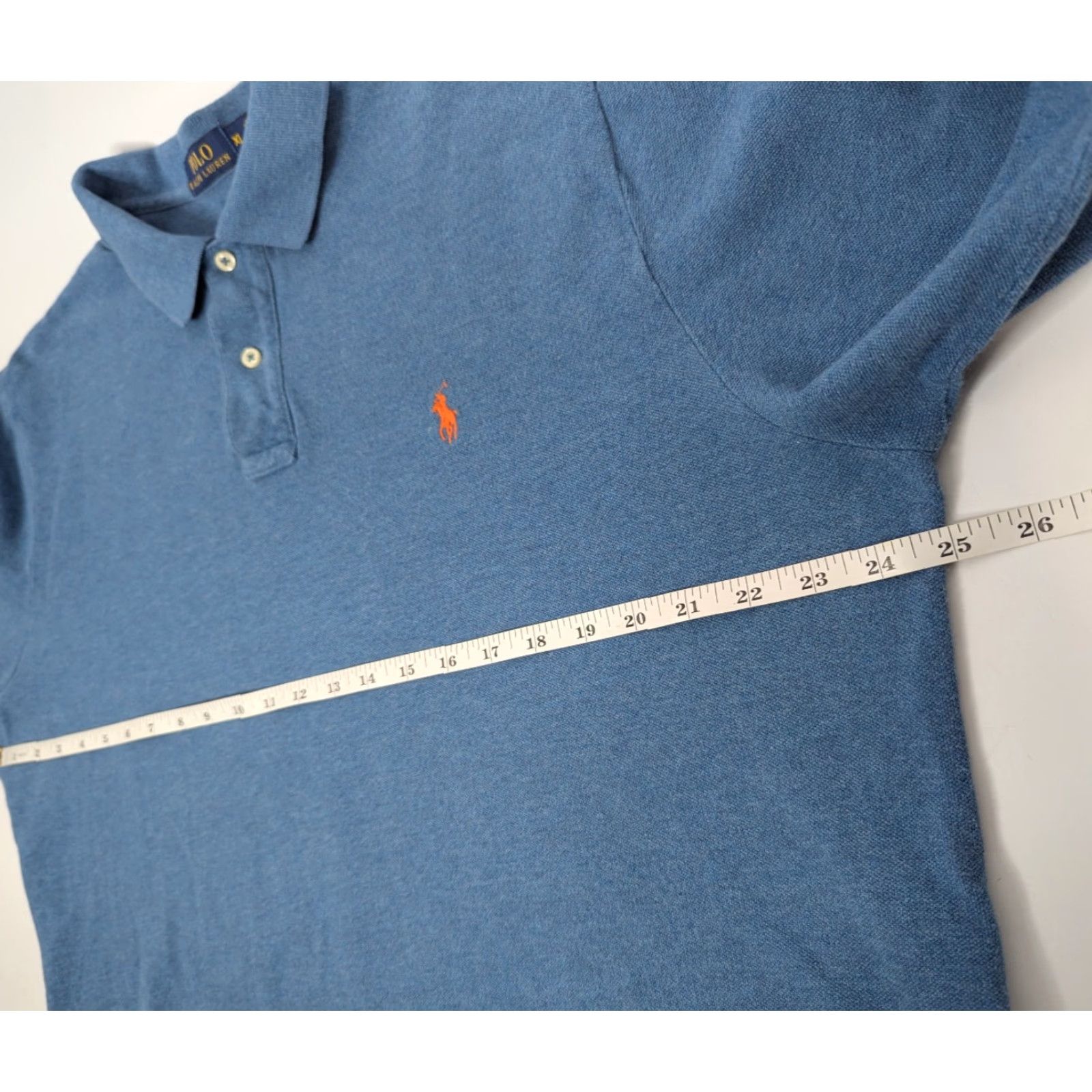 Polo Ralph Lauren Polo Ralph Lauren Polo Shirt Long Sleeve Blue Men's XL Casual Polo Shirt, Preppy, Classic, Designer, 100% Cotton, Knit Polo Size US XL / EU 56 / 4 - 6 Thumbnail