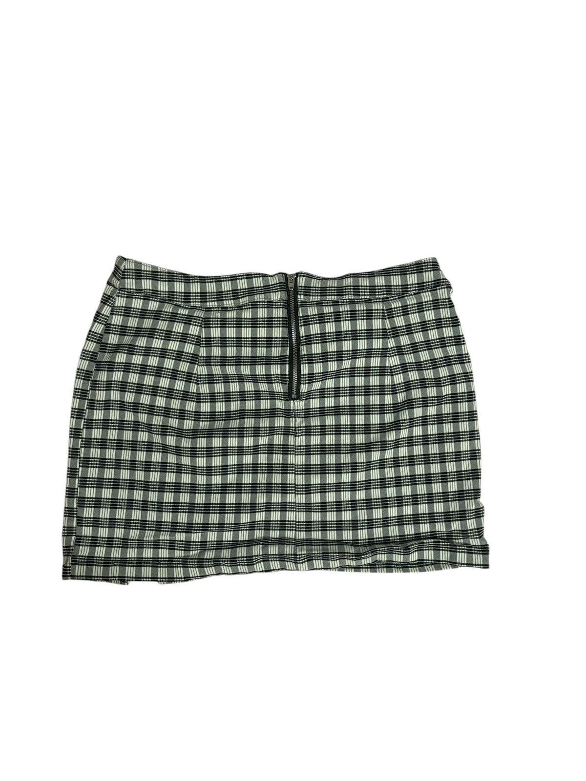 Other black + white plaid mini skirt Size 34" / US 12 / IT 48 - 2 Thumbnail