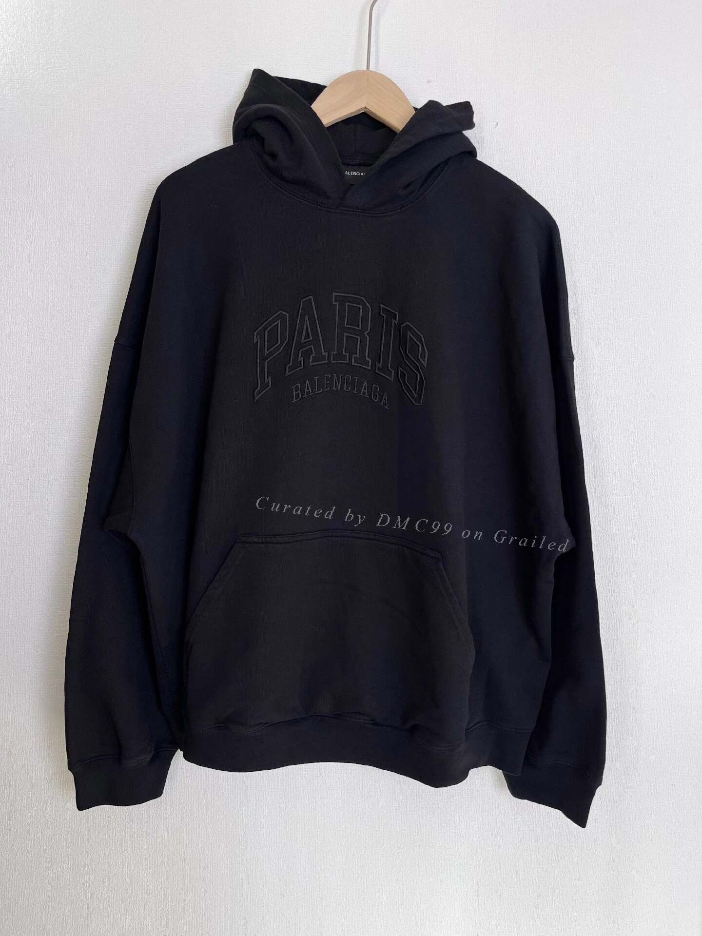 Balenciaga Balenciaga 23AW Solid Logo Oversized Unisex Hoodie Size US M / EU 48-50 / 2 - 1 Thumbnail