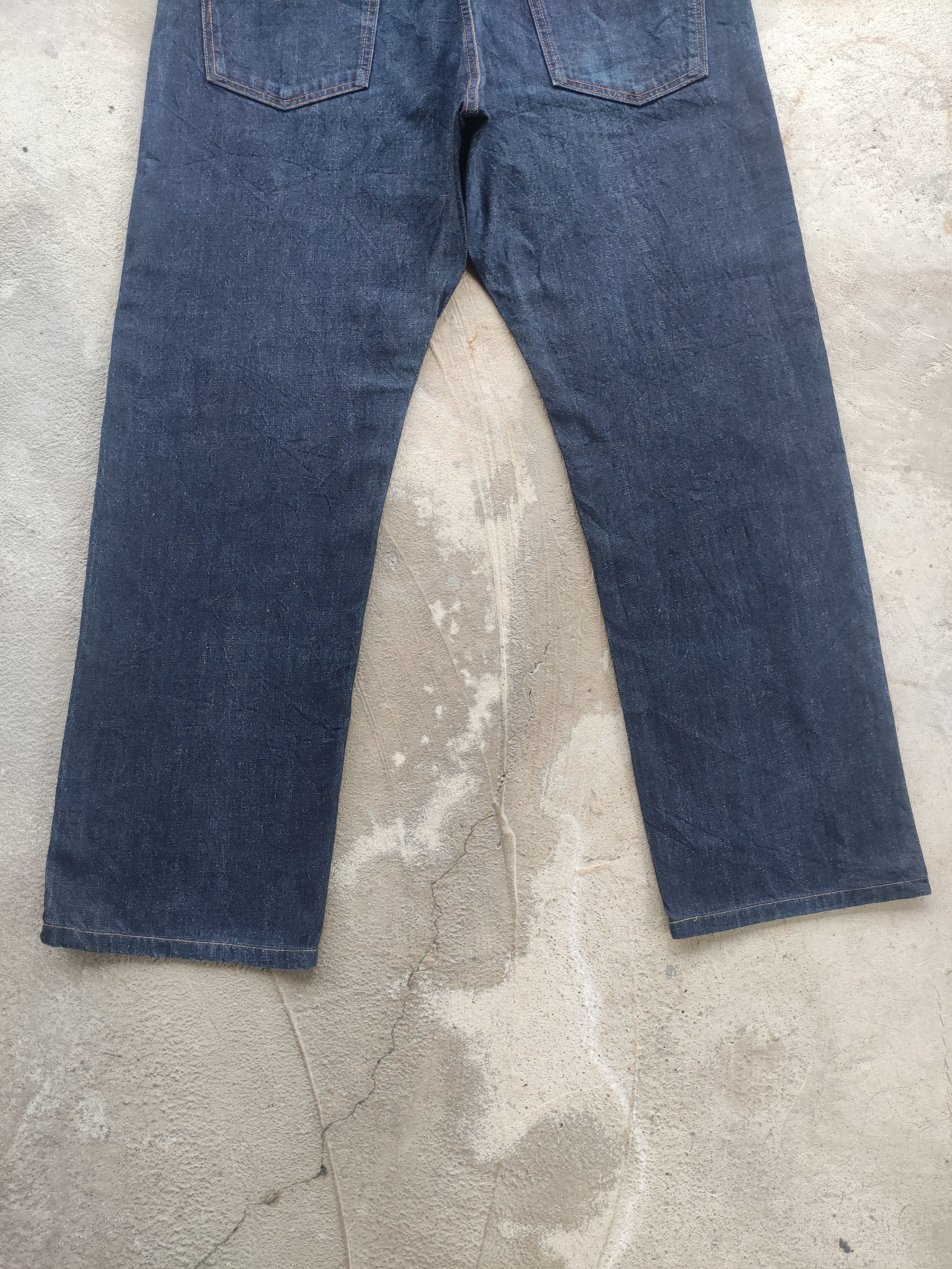 GU Vintage GU Jean Distressed Faded Denim Size US 37 - 10 Thumbnail