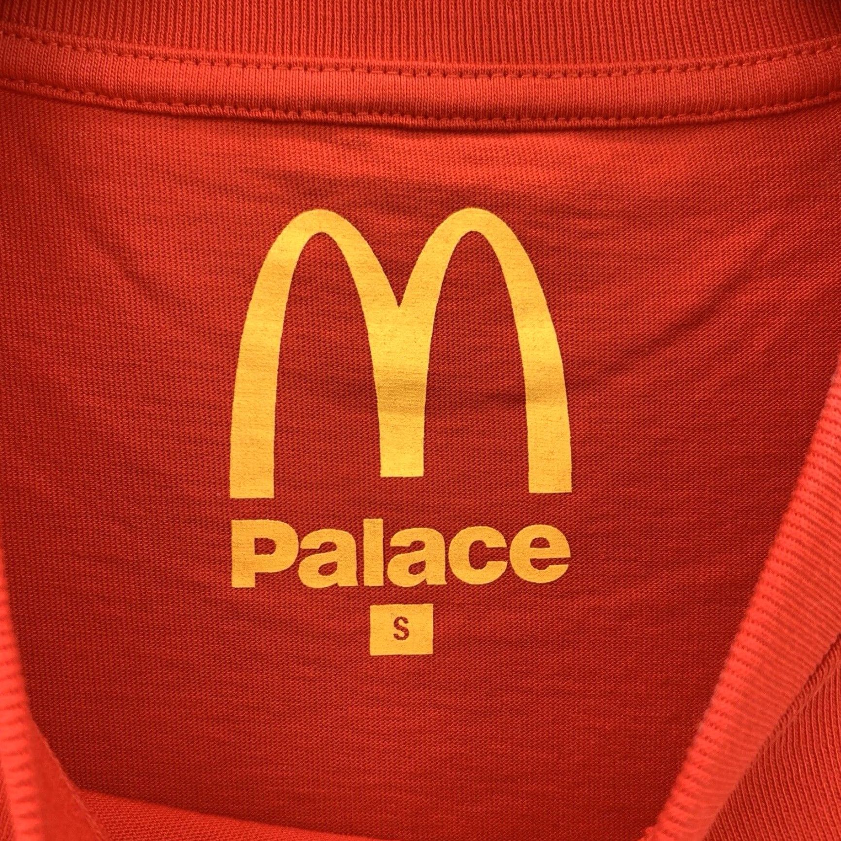 Palace Palace x McDonald's Sign T-shirt Mens Red Small Skateboarding Outdoor Streetwear Size US S / EU 44-46 / 1 - 3 Thumbnail