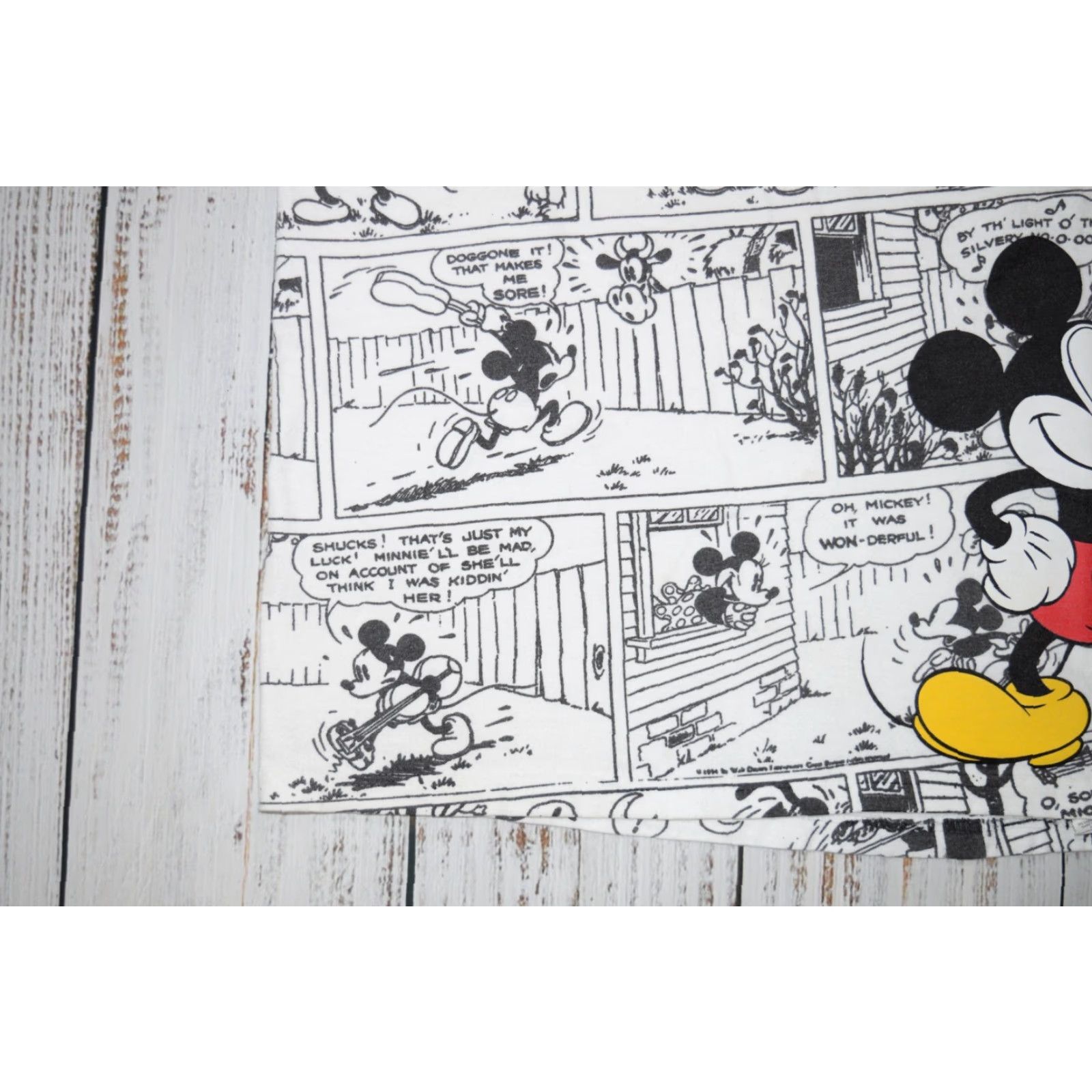 Disney DISNEY MICKEY MOUSE COMIC ALL OVER PRINT T-SHIRT MEN'S SIZE M WHITE Size US M / EU 48-50 / 2 - 3 Thumbnail