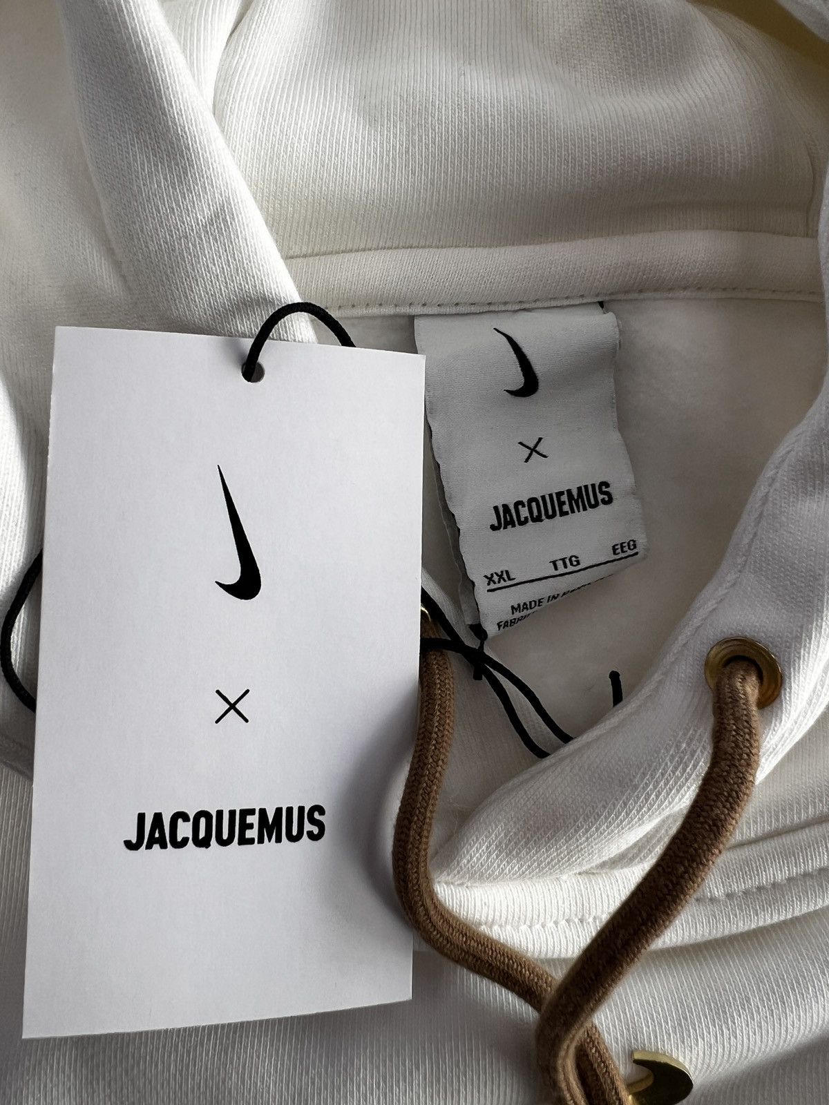 Jacquemus × Nike Nike x Jacquemus Le Hoodie "Off-White" Size US XXL / EU 58 / 5 - 3 Thumbnail