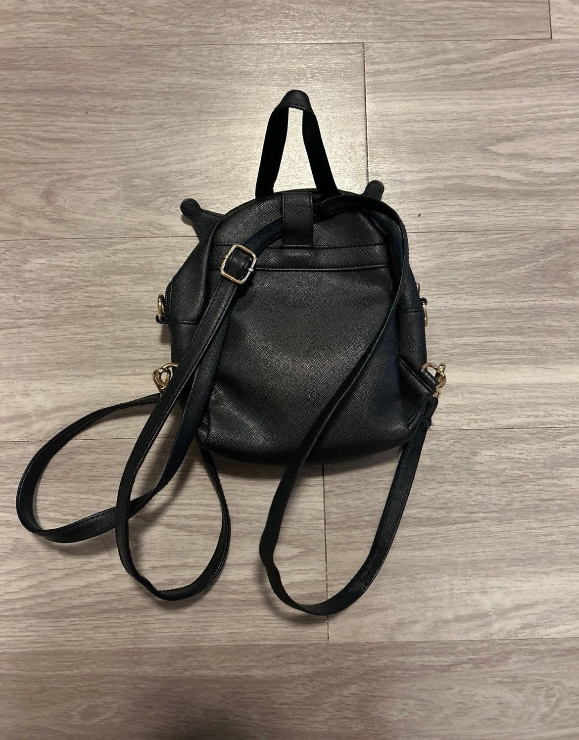 Japanese Brand Kuromi mini crossbody bag/backpack Size ONE SIZE - 2 Thumbnail