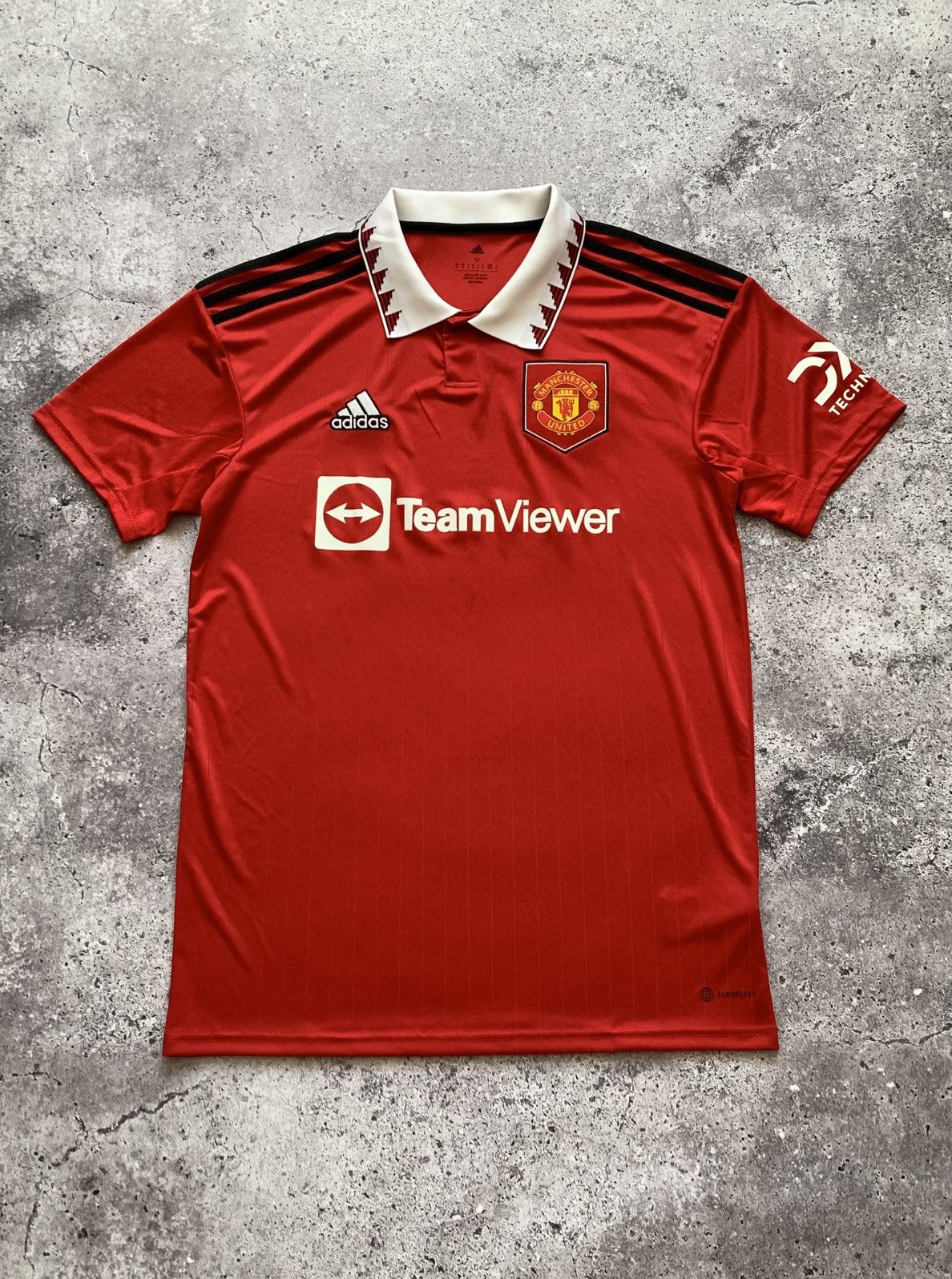 Adidas 🔥ADIDAS MANCHESTER UNITED 2022/2023 HOME SOCCER JERSEY Size US M / EU 48-50 / 2 - 2 Thumbnail