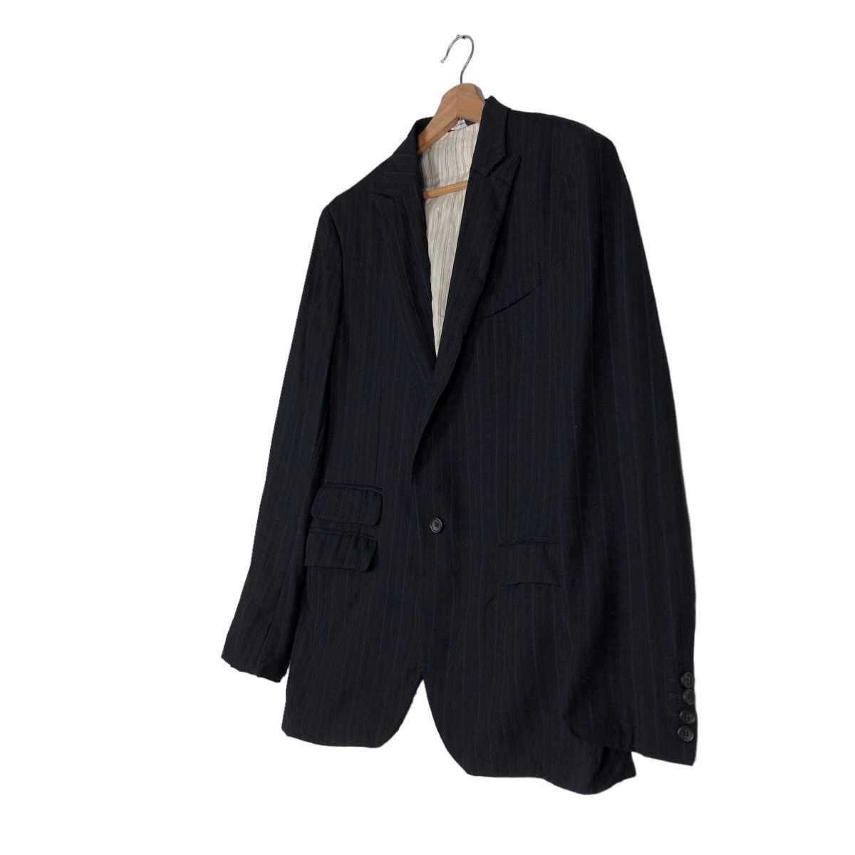 Dolce & Gabbana Vtg Pin Striped Dolce & Gabbana Double Breast Made in Italy Size US M / EU 48-50 / 2 - 2 Thumbnail