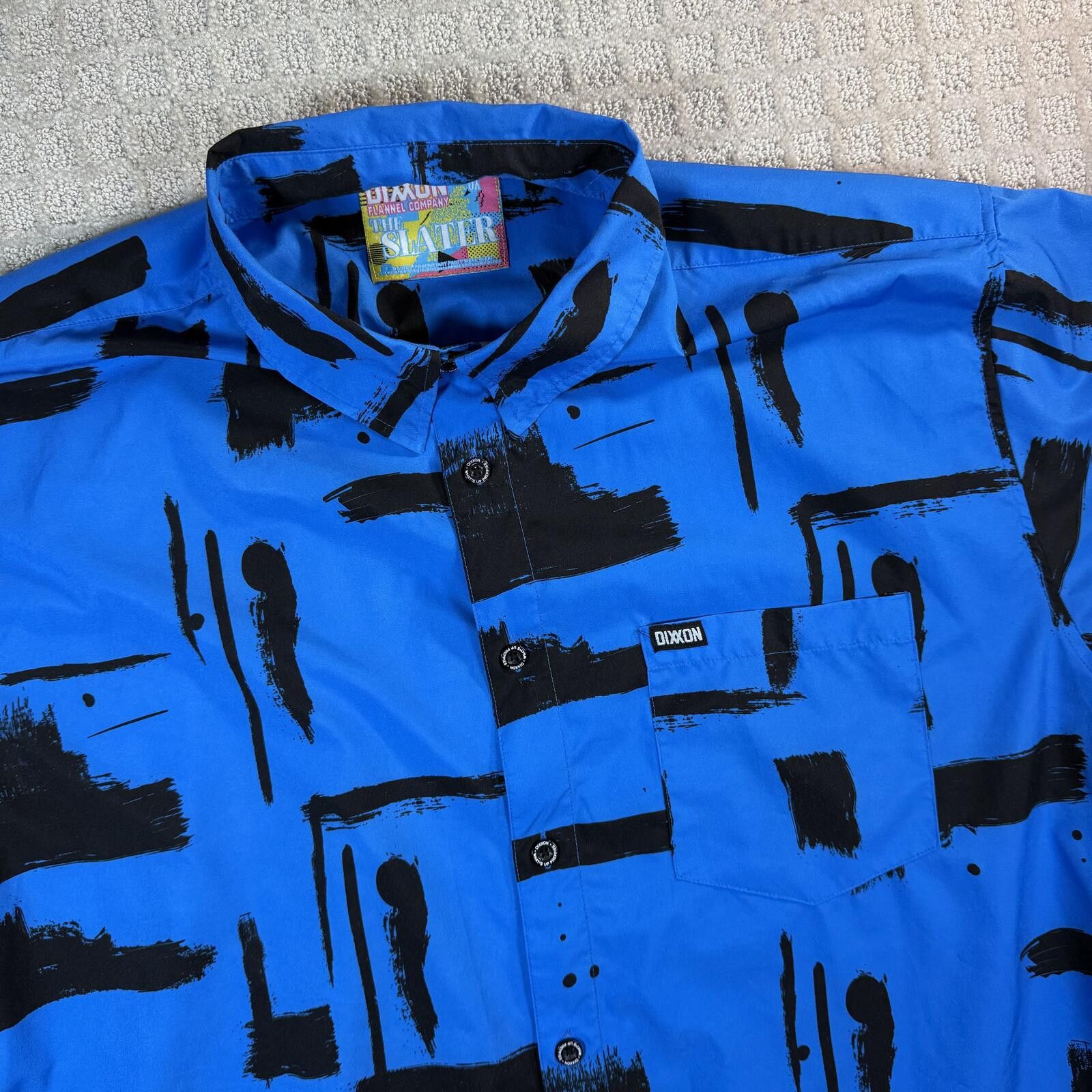 Dixxon Dixxon The Slater Button Up Shirt 3XL Size US XXL / EU 58 / 5 - 2 Thumbnail
