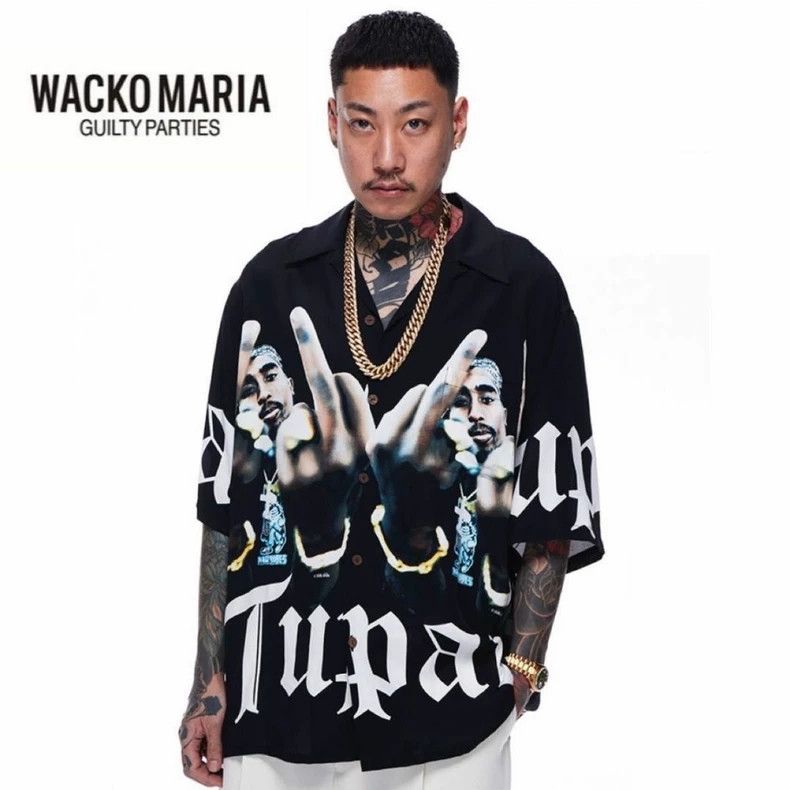 Wacko Maria WACKO MARIA 2PAC character letter short-sleeve shirt Size US S / EU 44-46 / 1 - 2 Thumbnail