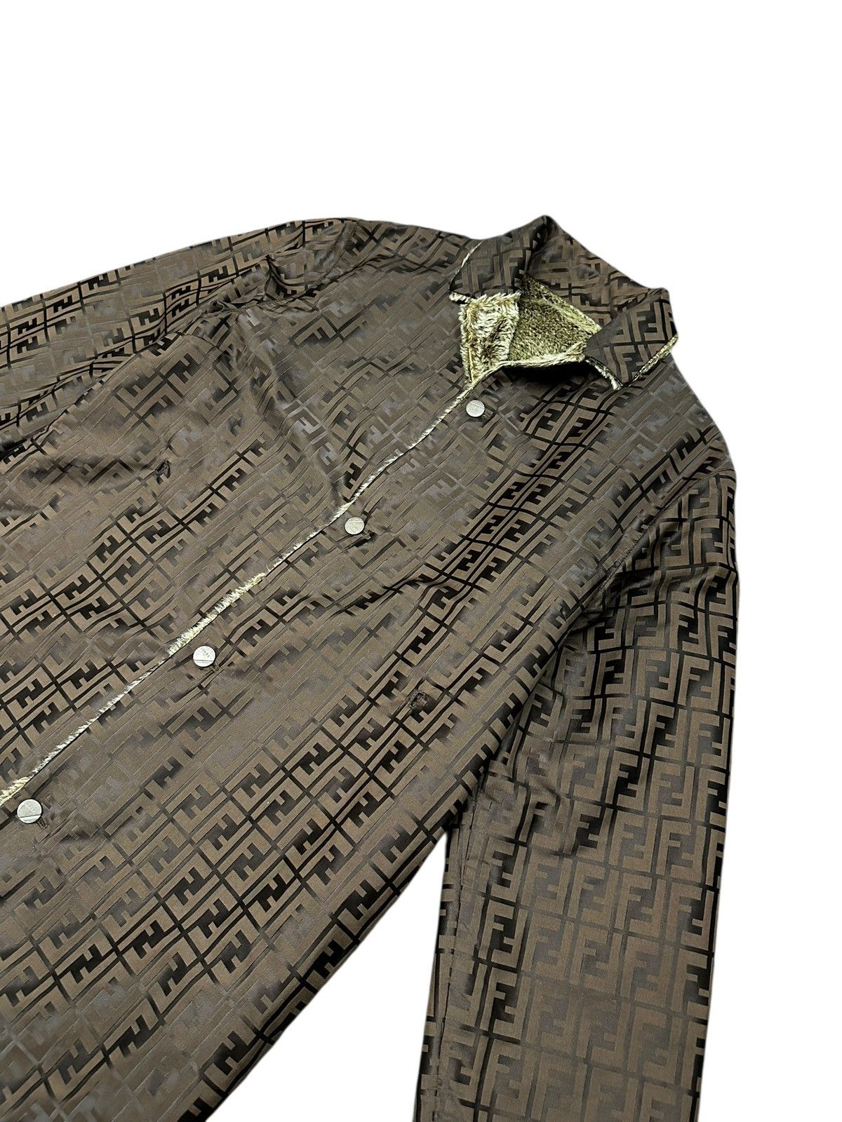 Fendi Vintage 90s Reversible Fendi Monogram Jacket Size US S / EU 44-46 / 1 - 2 Thumbnail