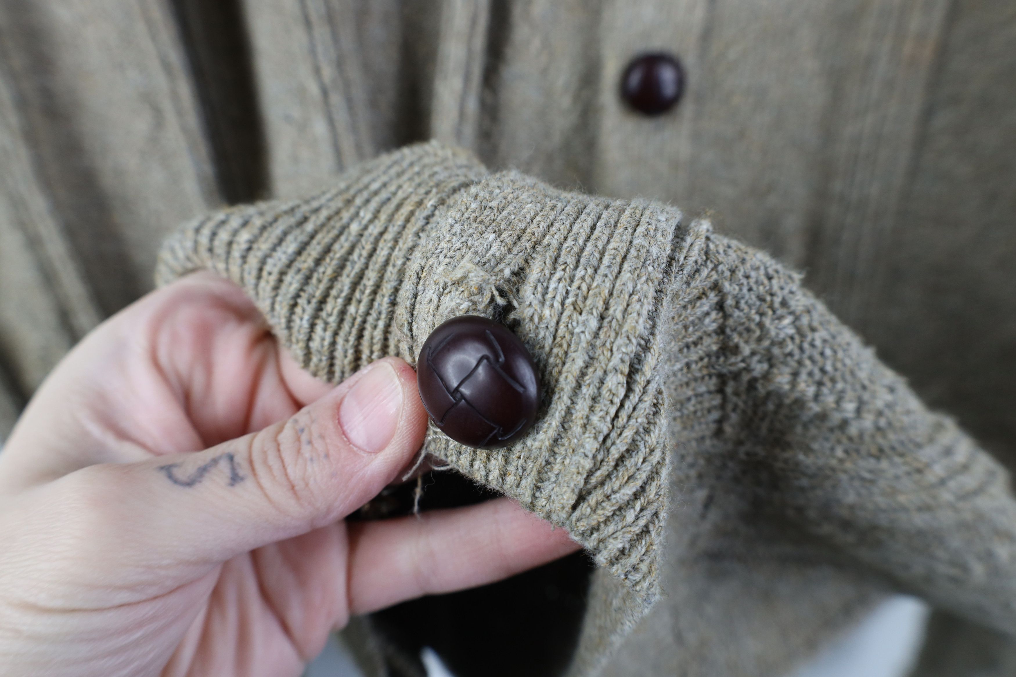 Vintage Vintage 90s Streetwear Knit Fisherman Cardigan Sweater Size US XL / EU 56 / 4 - 4 Thumbnail