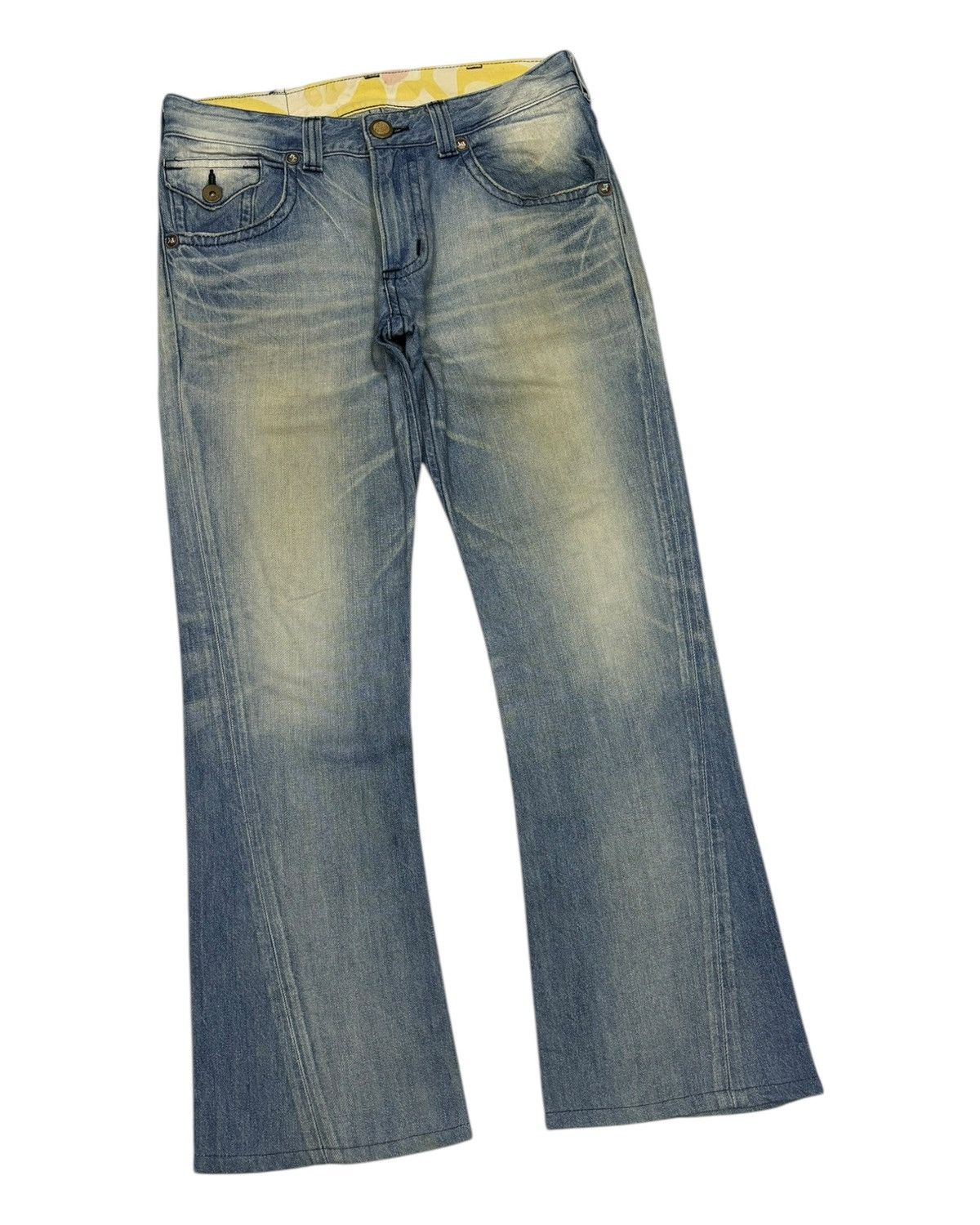 Edwin Flare Edwin Blue Trip Nice Faded Flare Denim Jeans Size US 34 / EU 50 - 3 Thumbnail