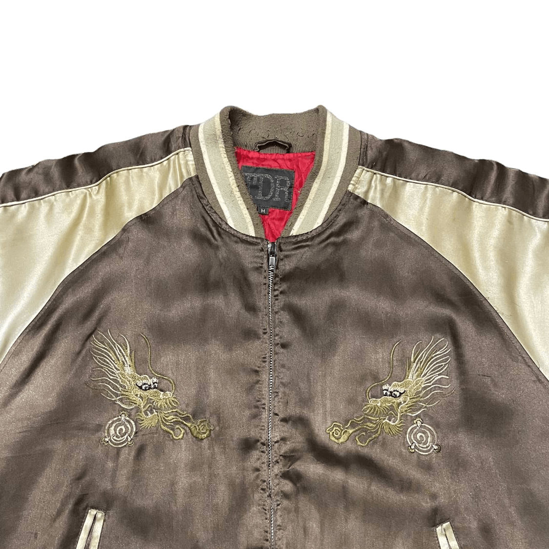 Japanese Brand Vintage Dragon Sukajan Souvenir Bomber Jacket Embroidery Size US L / EU 52-54 / 3 - 6 Thumbnail