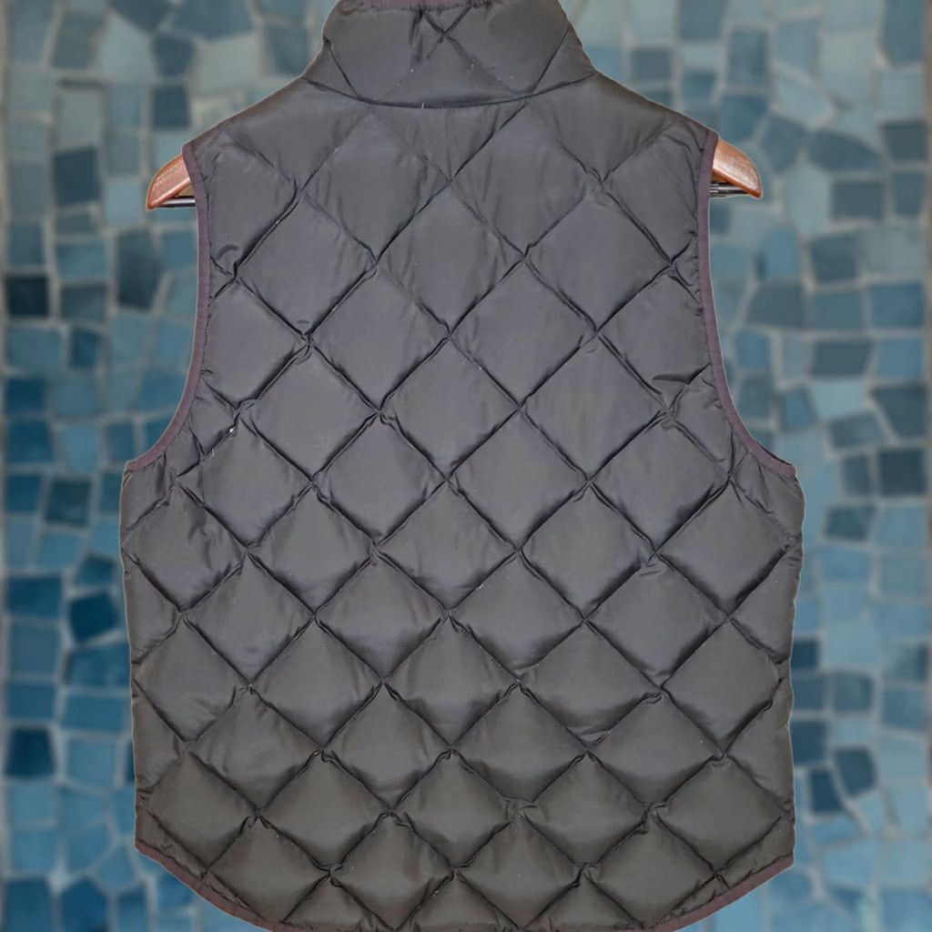 J.Crew J.Crew Black Quilted Down Puffer Vest B0109 Women's Size L Size L / US 10 / IT 46 - 1 Thumbnail