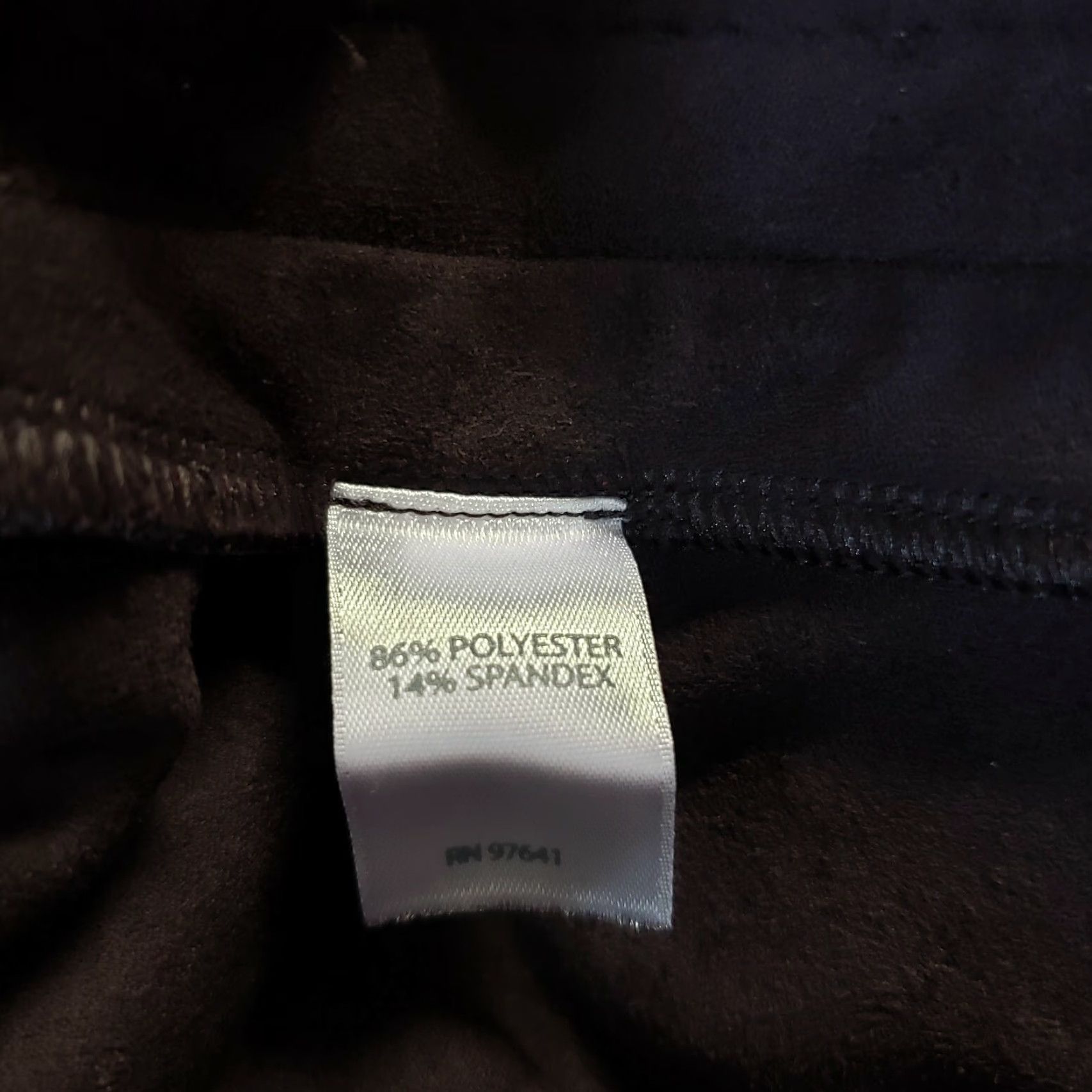 Vintage J Jill Wearever Collection Womens Faux Suede Pants Sz Small Purple Pull On Size 28" / US 6 / IT 42 - 7 Thumbnail