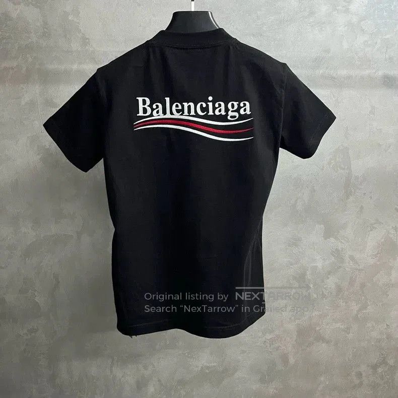 Balenciaga Balenciaga Black Logo Short Sleeve Tee. Size US S / EU 44-46 / 1 - 2 Thumbnail