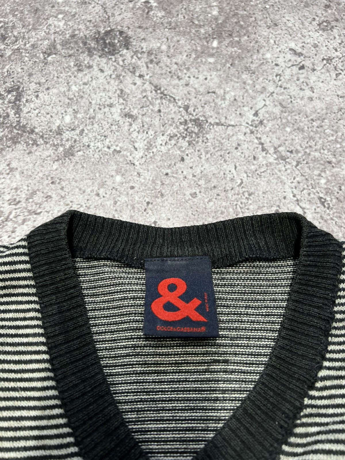 Dolce & Gabbana Dolce & Gabbana Striped Sweater Vest Wool Y2K Size L-M 52 Size US L / EU 52-54 / 3 - 9 Thumbnail